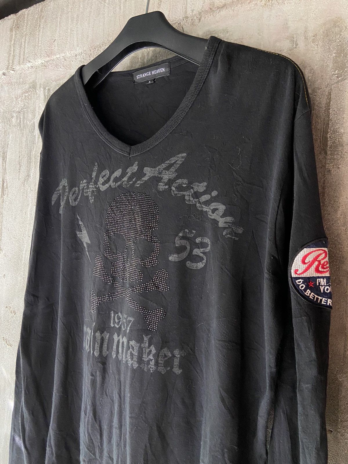 In The Attic STRANGE HEAVEN RAIN MARKER SKULL LONG SLEEVE Size US S / EU 44-46 / 1 - 3 Thumbnail
