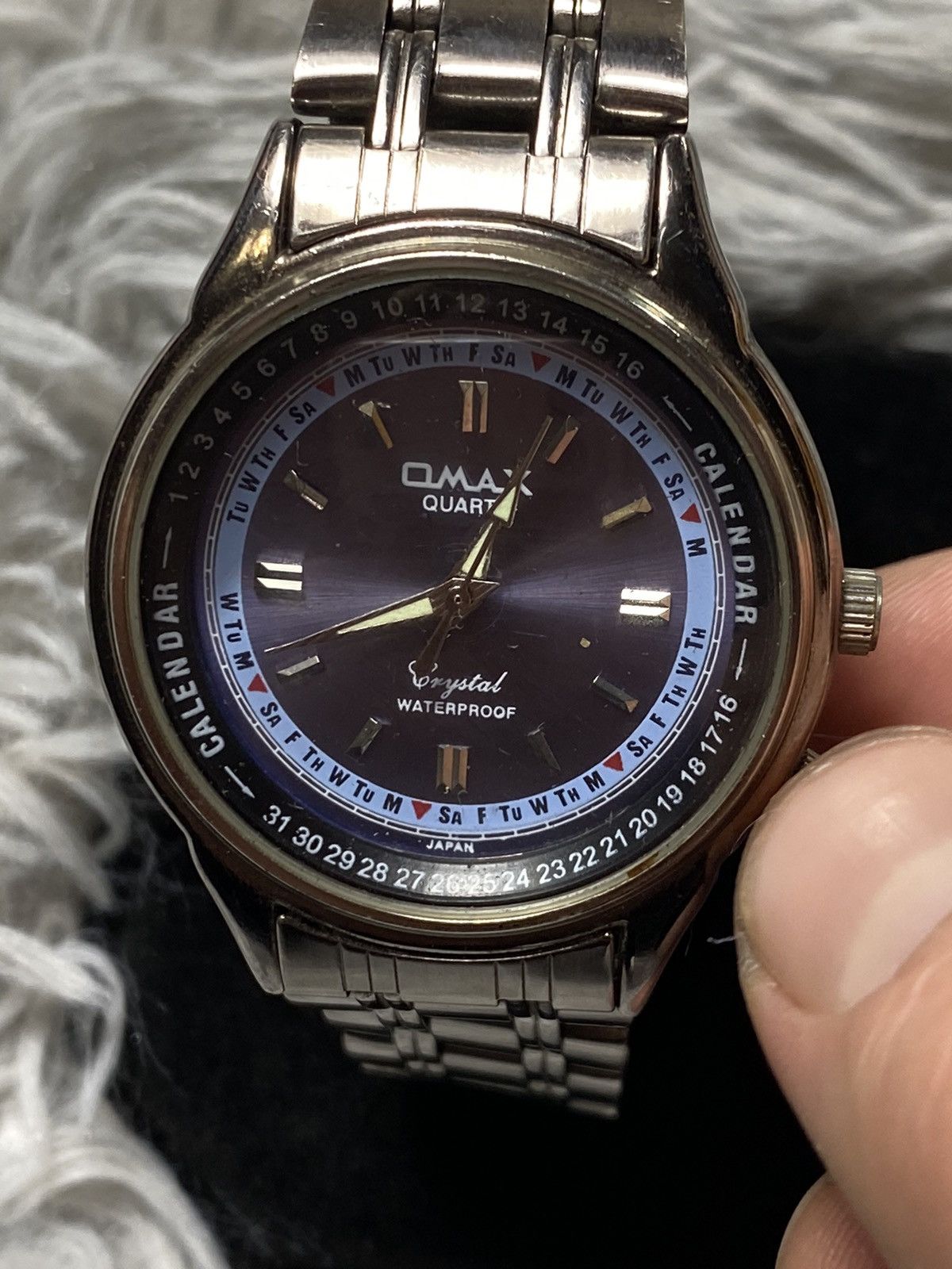 Japanese Brand × Jewelry × Vintage Omax Calendar Quartz Watch - Japanese Brand Size ONE SIZE - 5 Thumbnail