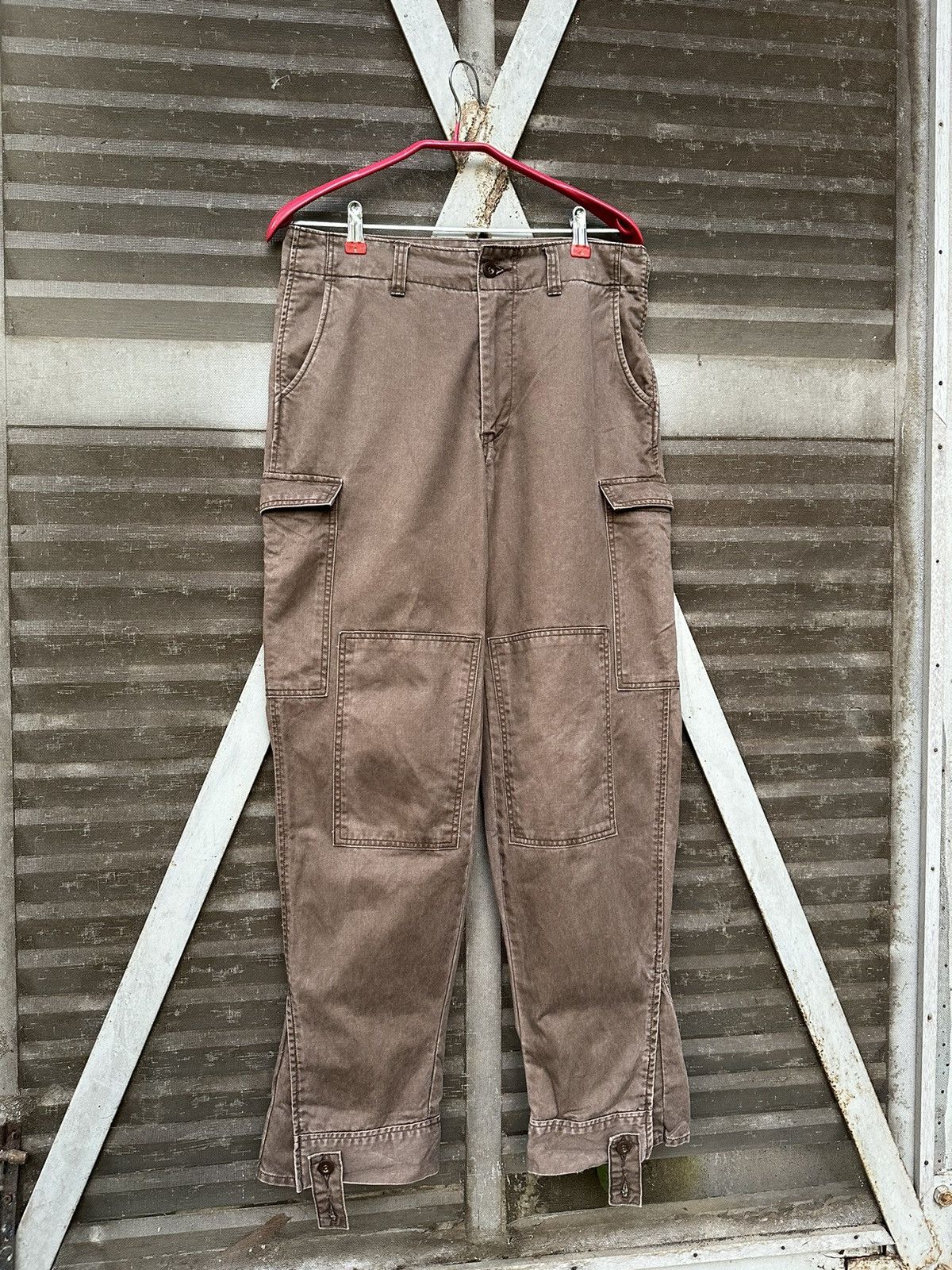 Vintage 👹Vintage John Bull Brown Cargo Pants Size US 30 / EU 46 - 6 Thumbnail