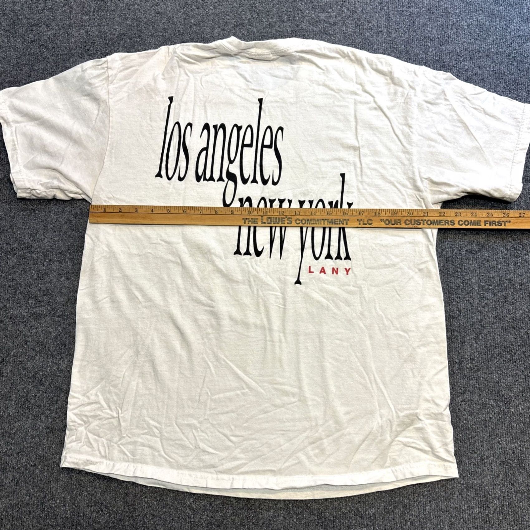 Gildan VINTAGE Gildan T-Shirt Dance With Me In The Kitchen Tour LANY XL White Men XL Size US XL / EU 56 / 4 - 5 Thumbnail