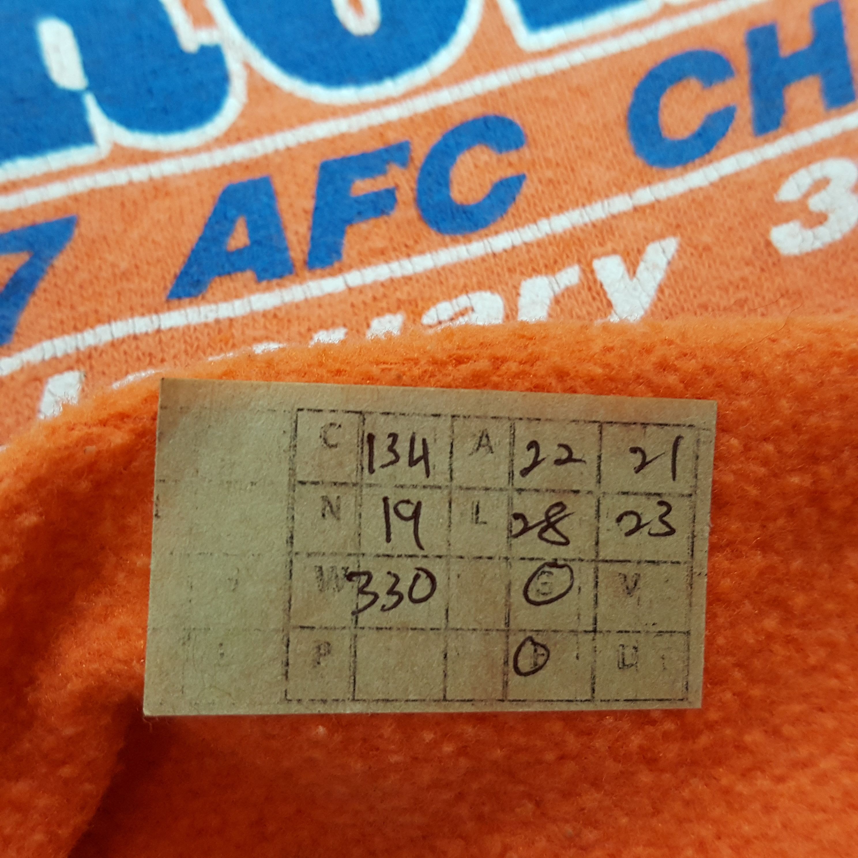 NFL × Vintage Broncos 1987 AFC Champions Football Team Sweatshirt Size US M / EU 48-50 / 2 - 7 Thumbnail