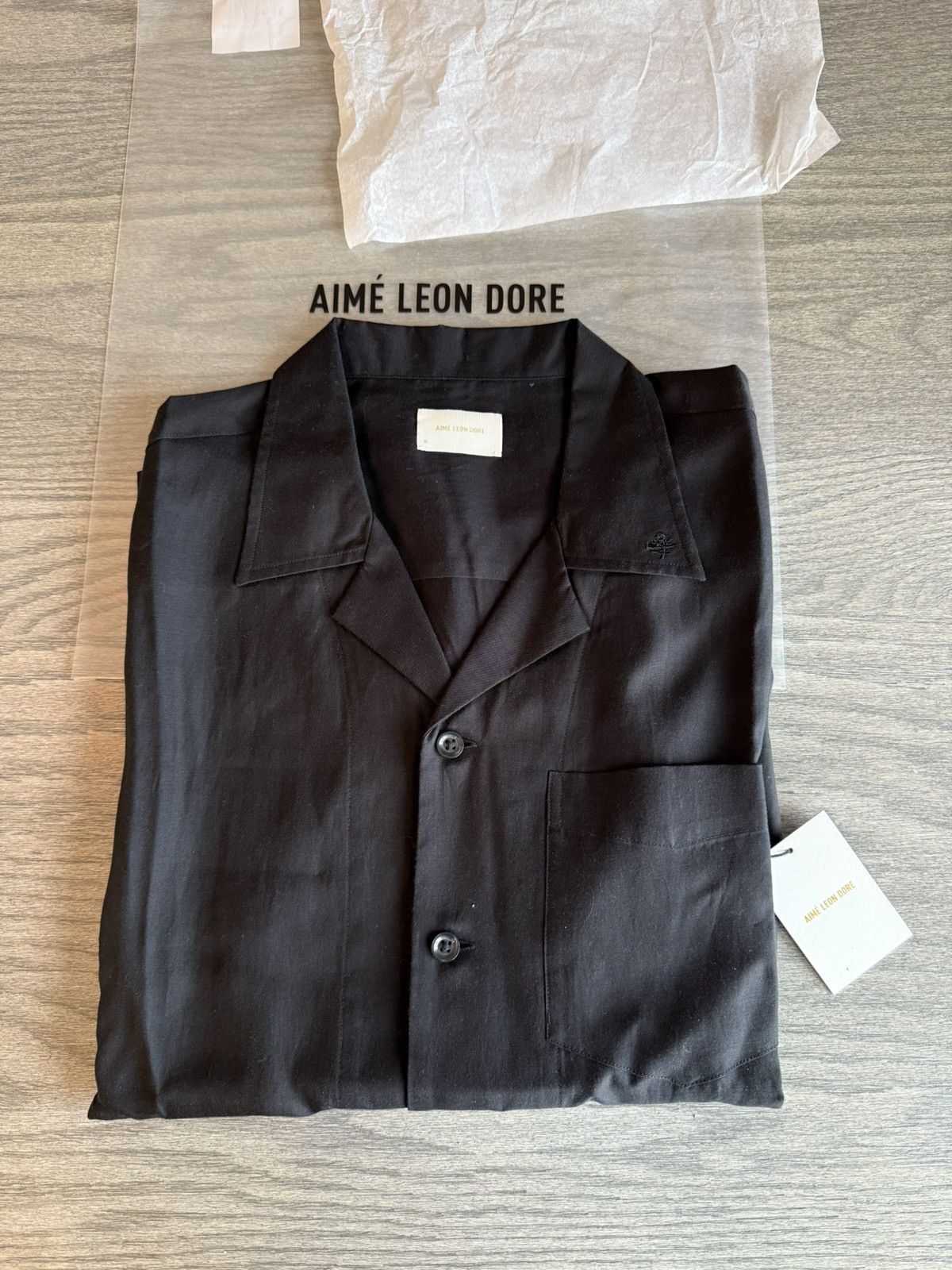 Aime Leon Dore Aime leon dore button up black shirt. Never worn Size US M / EU 48-50 / 2 - 7 Thumbnail