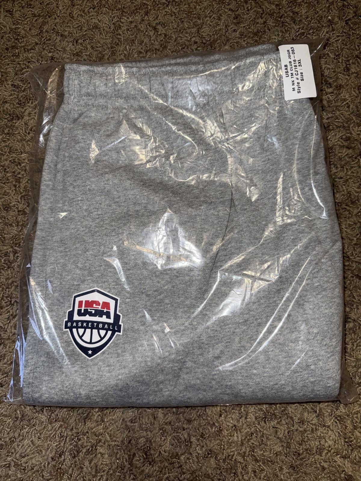 Nike Nike Men’s Team USA Practice Basketball Fleece Team Issued Sweatpants Sample Size US 44 / EU 60 - 10 Thumbnail