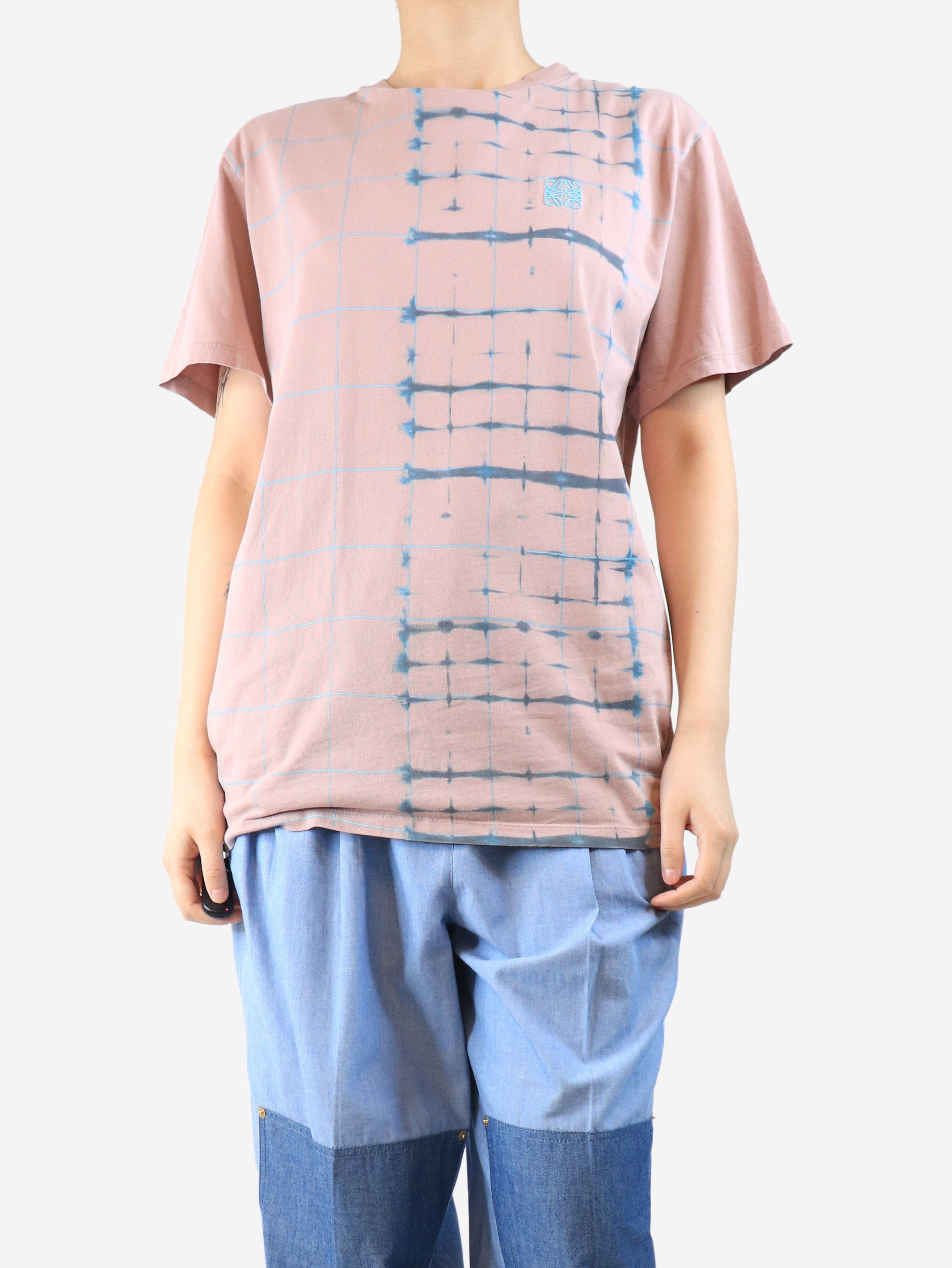 Loewe Dusty pink tie-dye t-shirt - L Size L / US 10 / IT 46 - 1 Thumbnail
