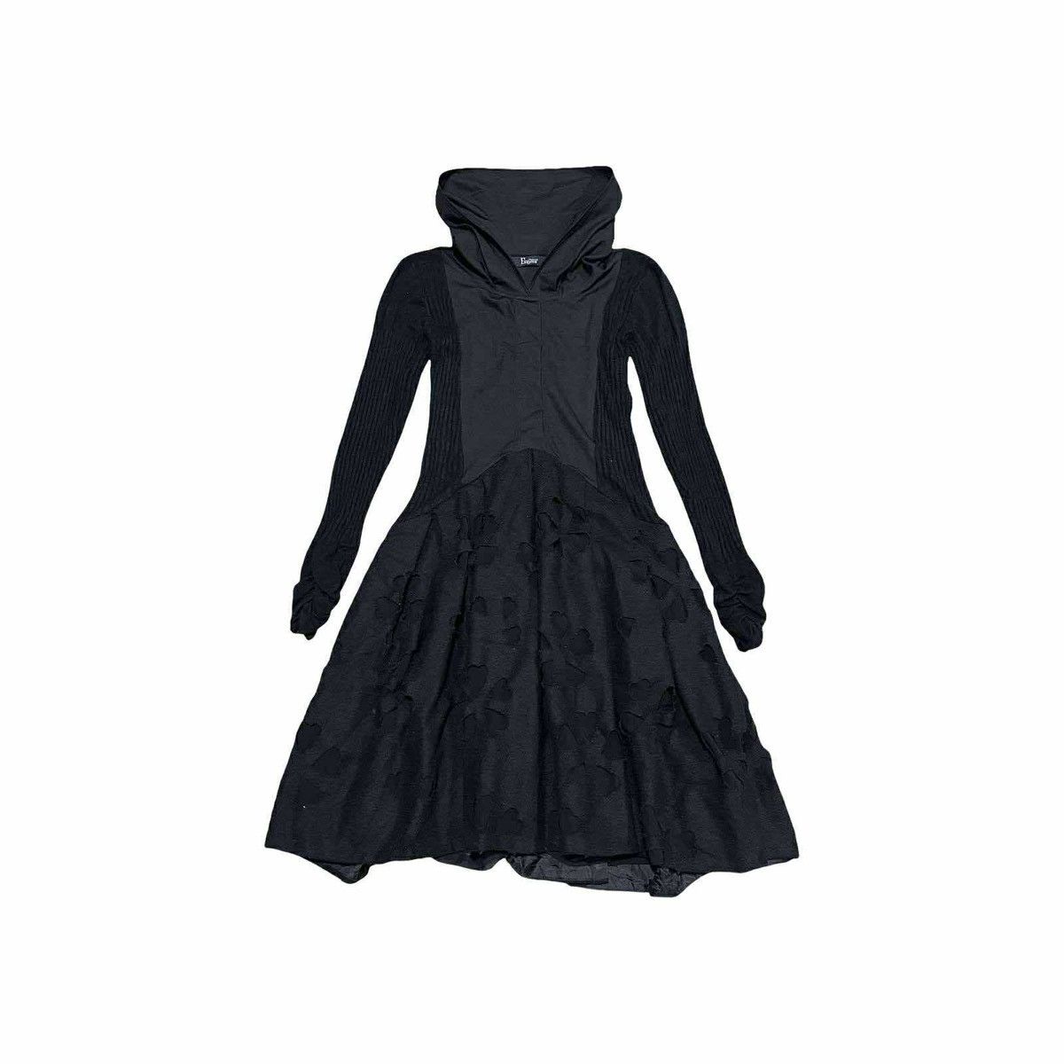 Japanese Brand 🔥Rare Japanese Y2K Esensation Goth Dress Wool Ribbed Knit Size M / US 6-8 / IT 42-44 - 1 Thumbnail