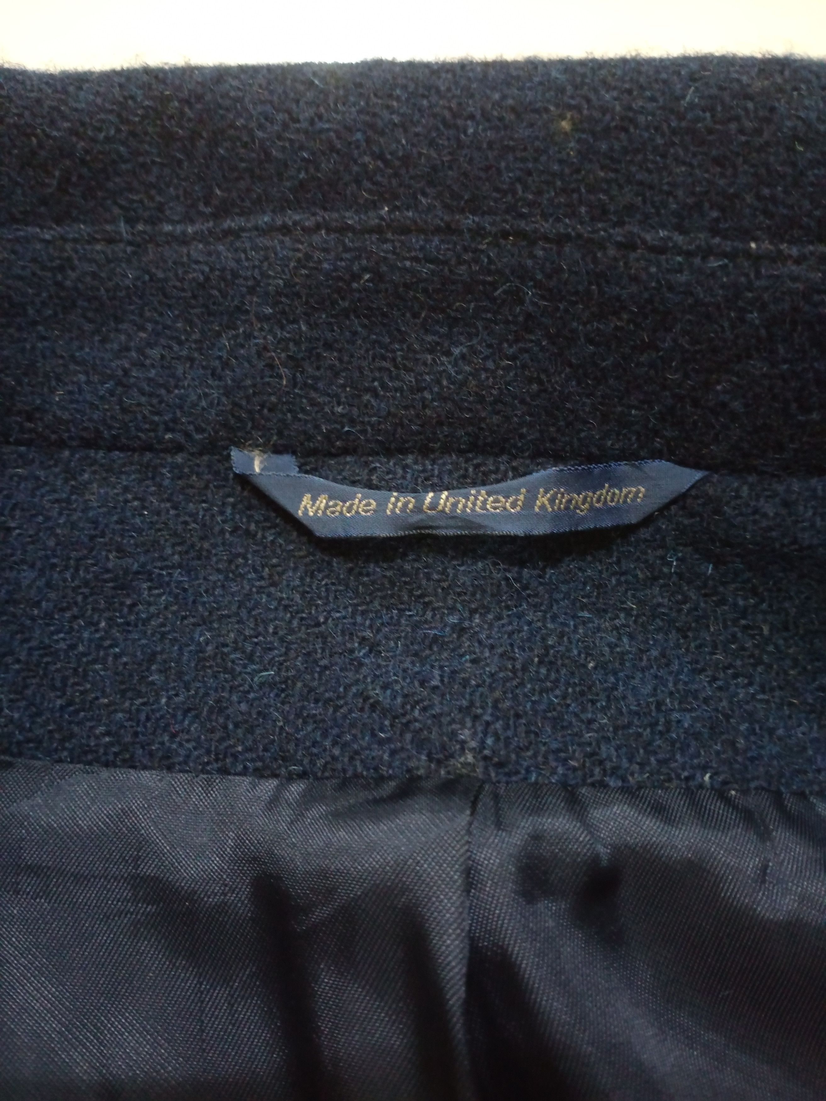 Other UK Vintage New Bond St. Wool Double Breasted Suit Jacket Size US L / EU 52-54 / 3 - 13 Thumbnail