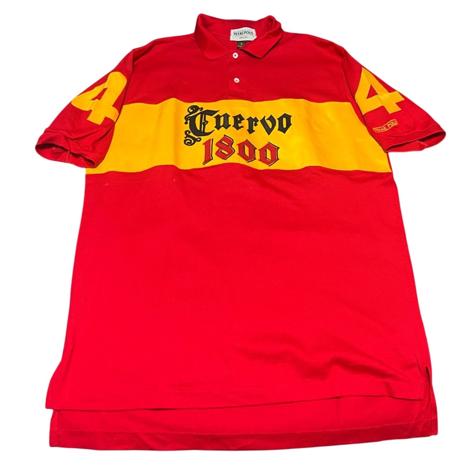 Texas Polo Dallas Shirt Men’s Vintage Jose Cuervo 1800 RARE