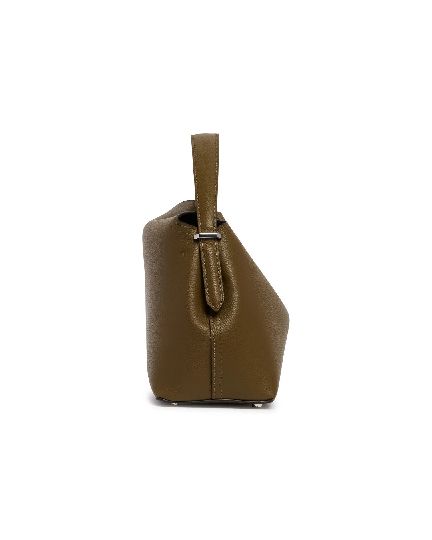 Toteme os11x0726 Size: OS / T-Lock Leather Bag in Dark Taupe Size ONE SIZE - 5 Thumbnail