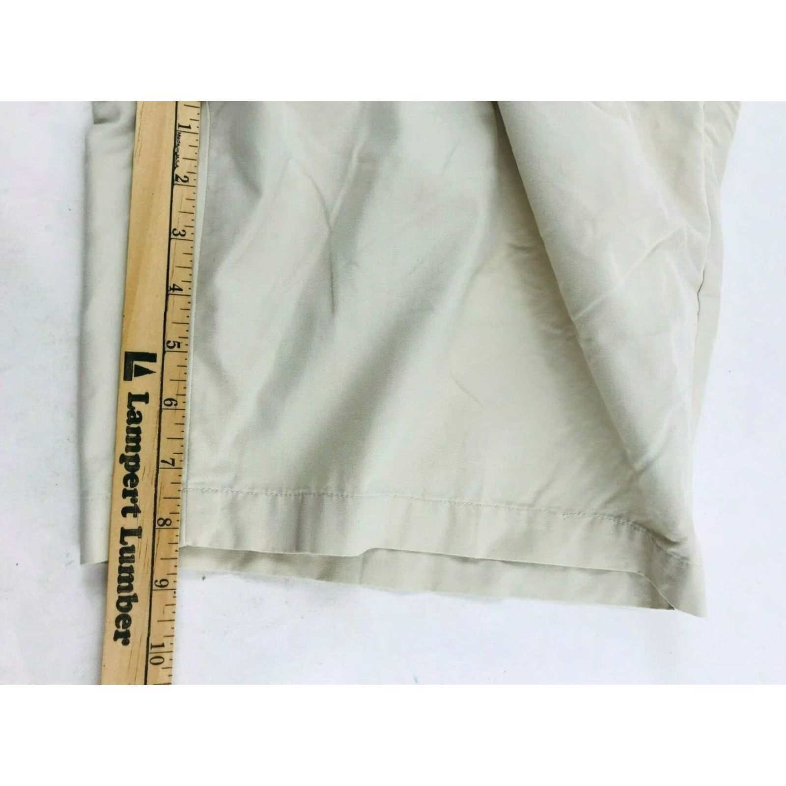 PGA Tour PGA TOUR Chino Golfing Shorts Men's Size 34 Khaki Outdoor Flat Front Pockets Size US 34 / EU 50 - 4 Thumbnail