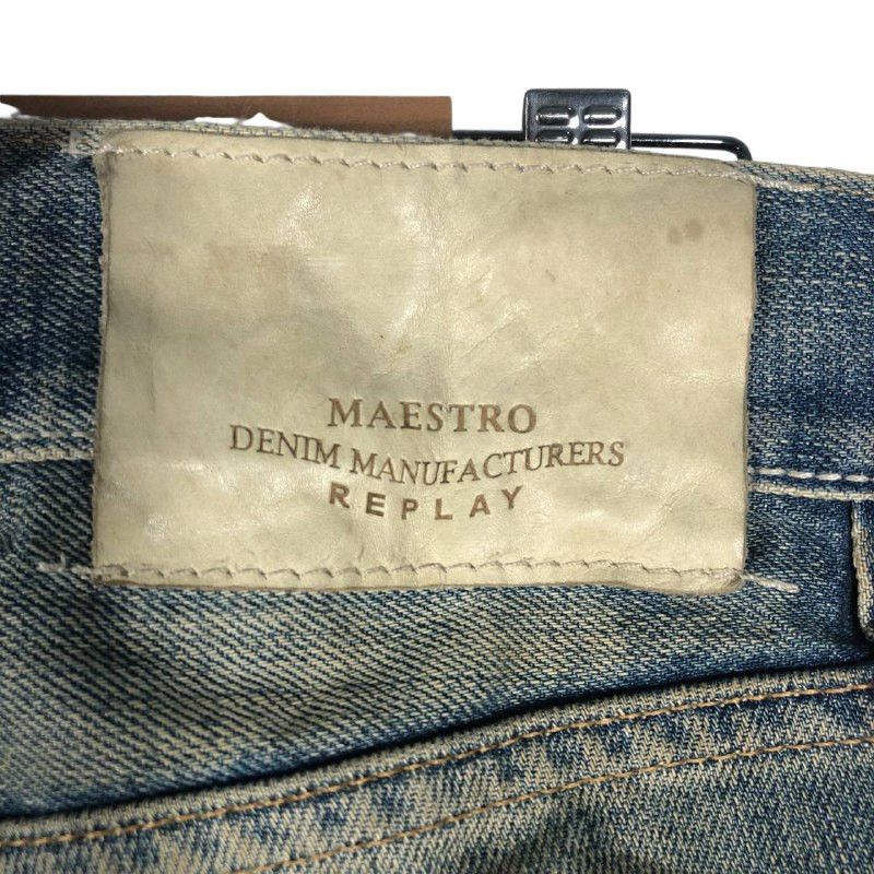 Replay Vintage 80's Replay Men Blue Jean Size US 30 / EU 46 - 13 Thumbnail