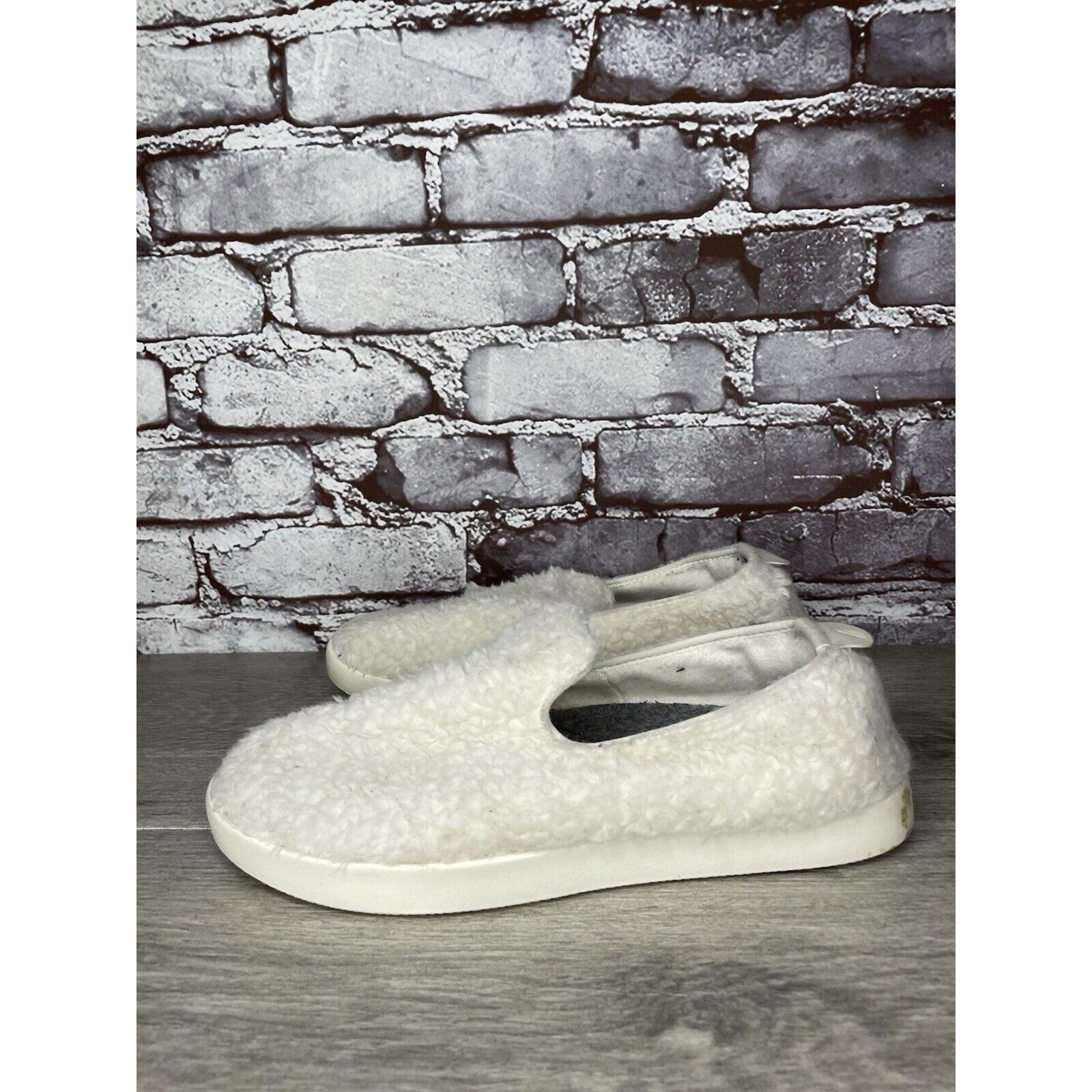 Allbirds ALLBIRDS Merino Wool Sherpa White Slip On Lounge Sneakers Wo Size US 8 / IT 38 - 6 Thumbnail
