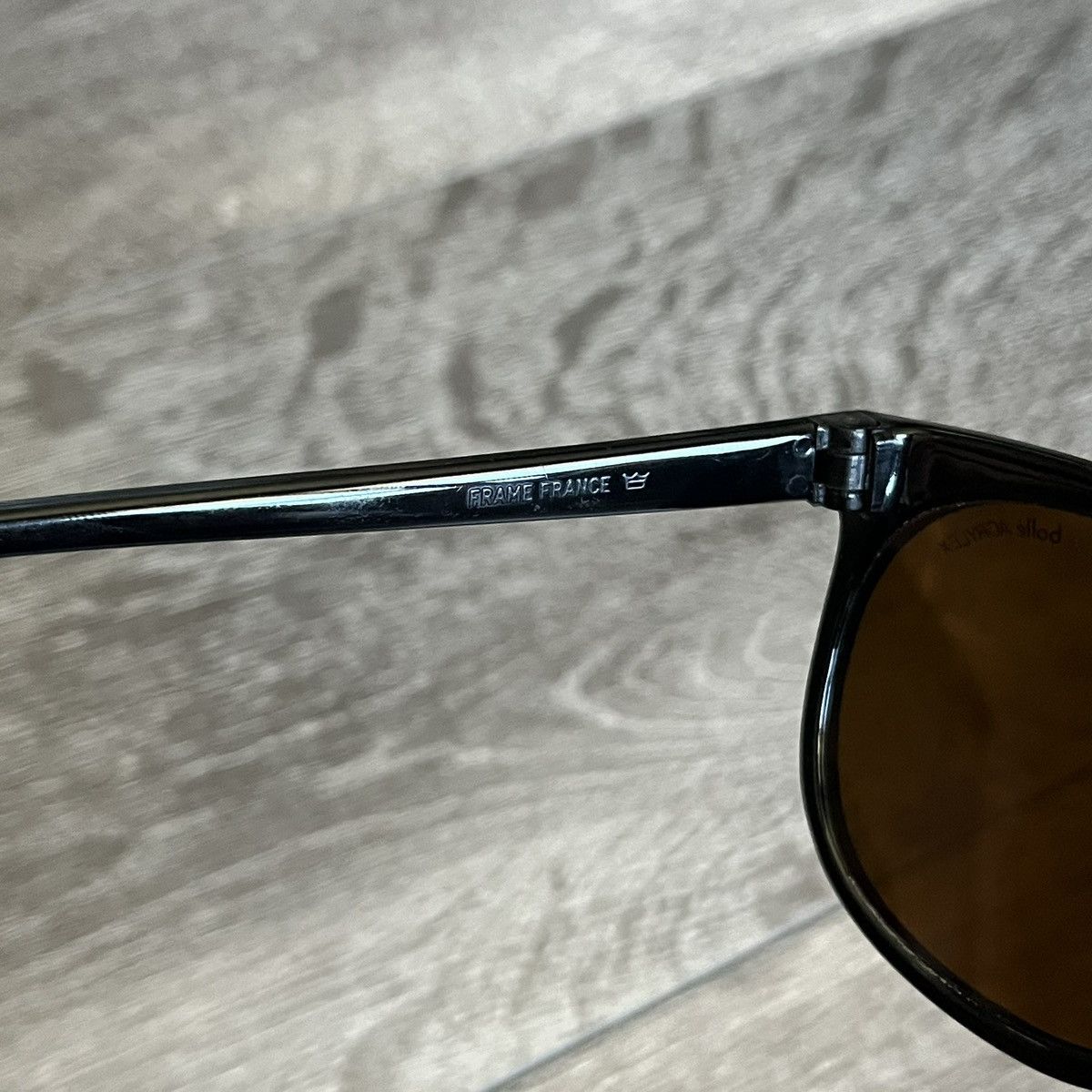 Bolle Bollé Acrylex 396 Cat Eye Black Gold Sunglasses Women’s Size ONE SIZE - 4 Thumbnail