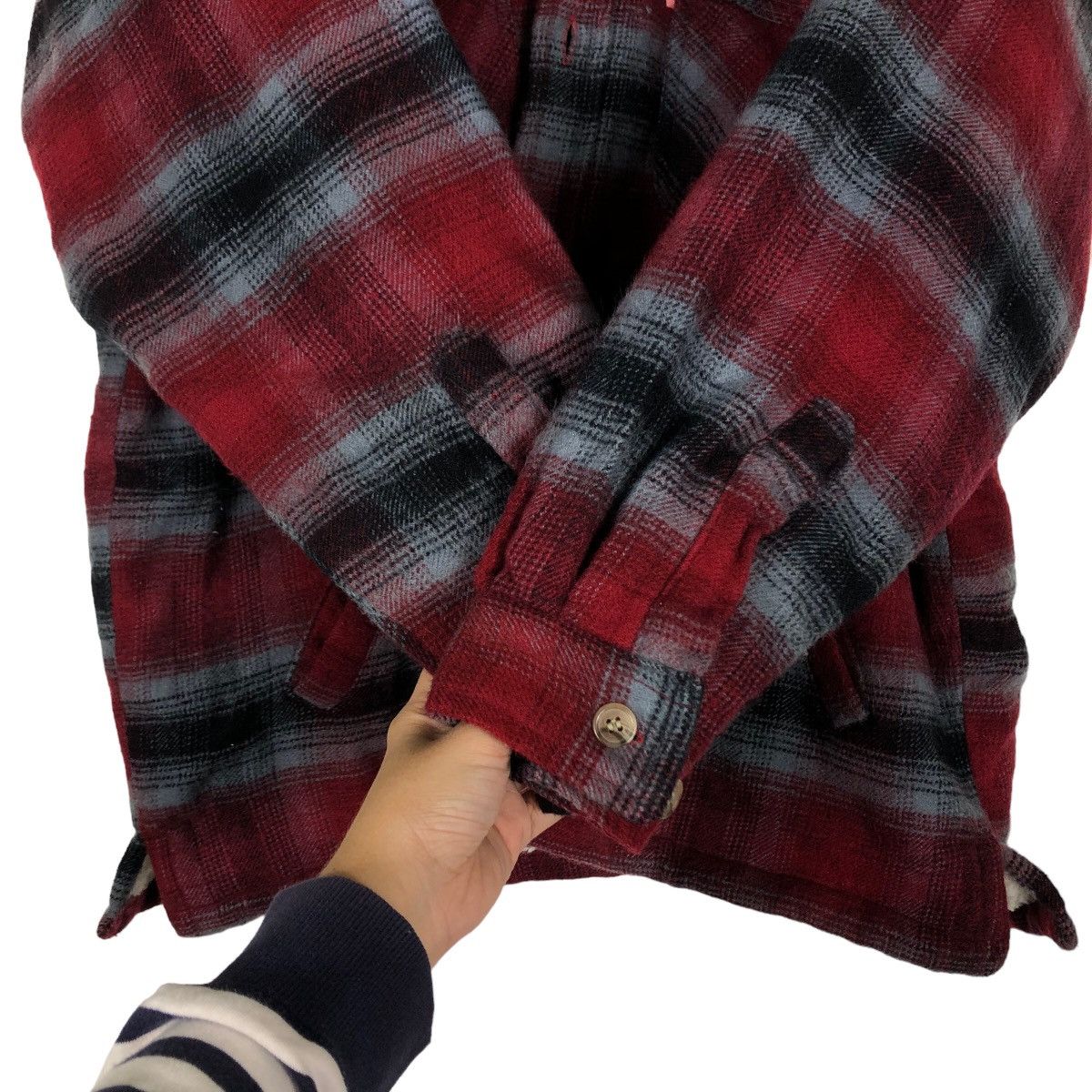 Japanese Brand 🔥Vtg Flannel Jacket Tartan Design High Spirits Issey Miyake Size US L / EU 52-54 / 3 - 13 Thumbnail