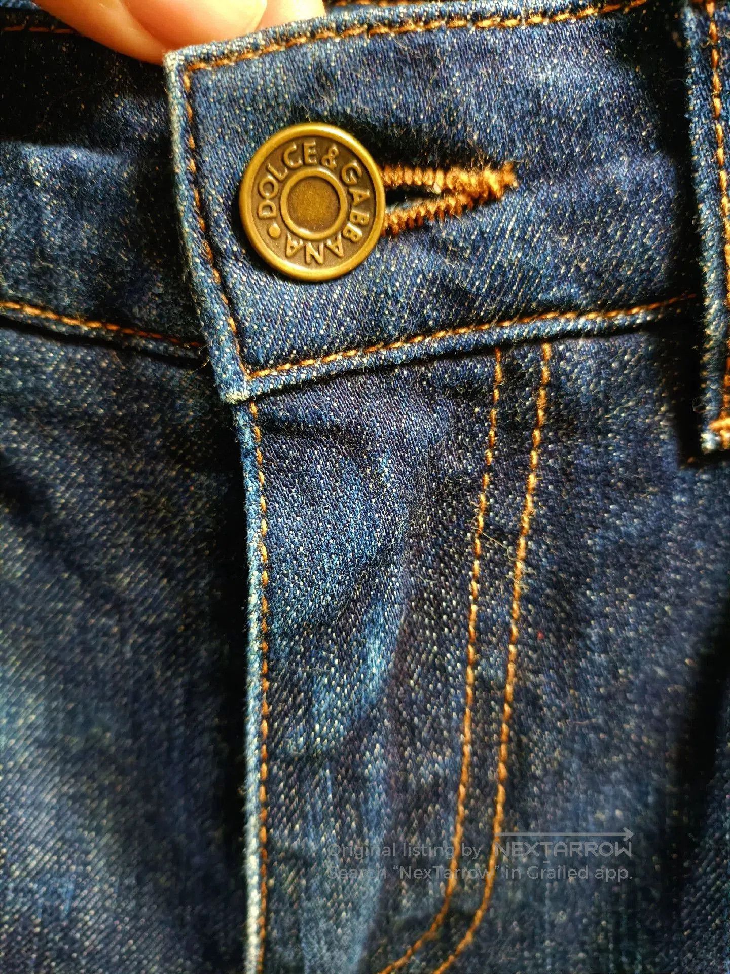 Dolce & Gabbana Dolce & Gabbana Crown Bee Jeans. Size US 30 / EU 46 - 4 Thumbnail