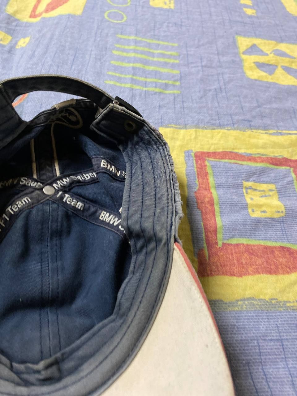 BMW BMW Sauber F1 Team Cap 2007 Vintage Formula 1 sun faded Size ONE SIZE - 10 Thumbnail