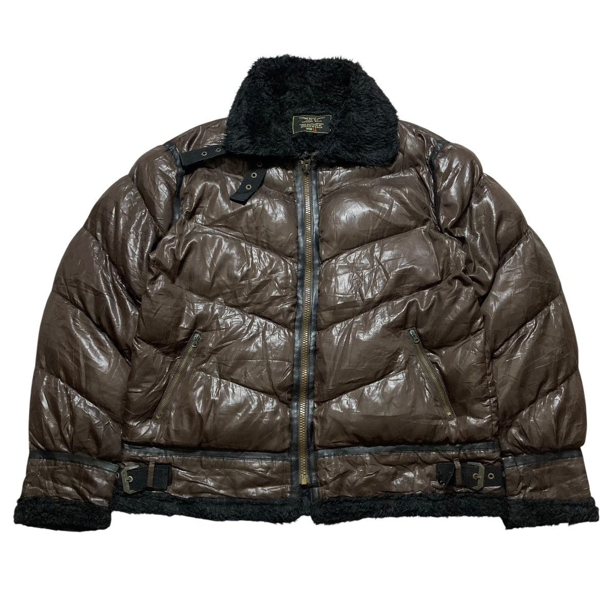 Le Grande Bleu (L.G.B.) JAPANESE BRAND - Flying Warm Fur Puffer Jacket Type B-3 Size US XXL / EU 58 / 5 - 1 Thumbnail