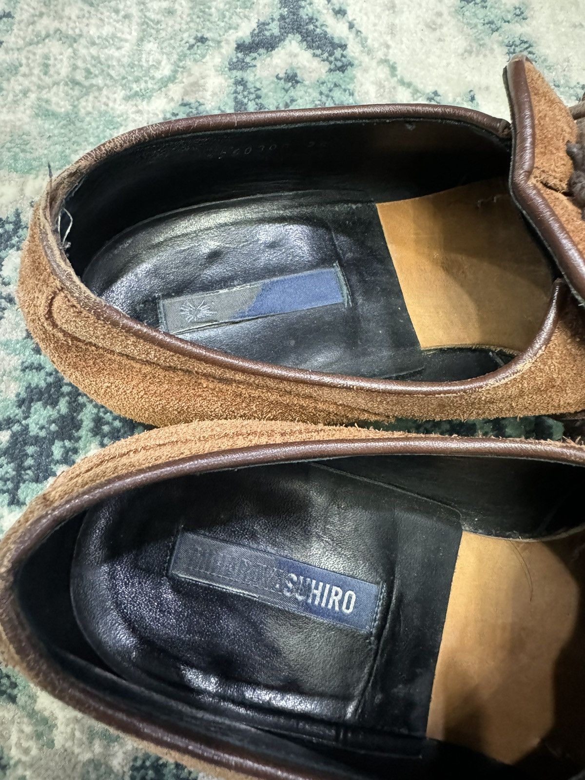 Maison MIHARA YASUHIRO MIHARAYASUHIRO SUEDE LEATHER BROGUE SHOES Size US 8 / EU 41 - 8 Thumbnail