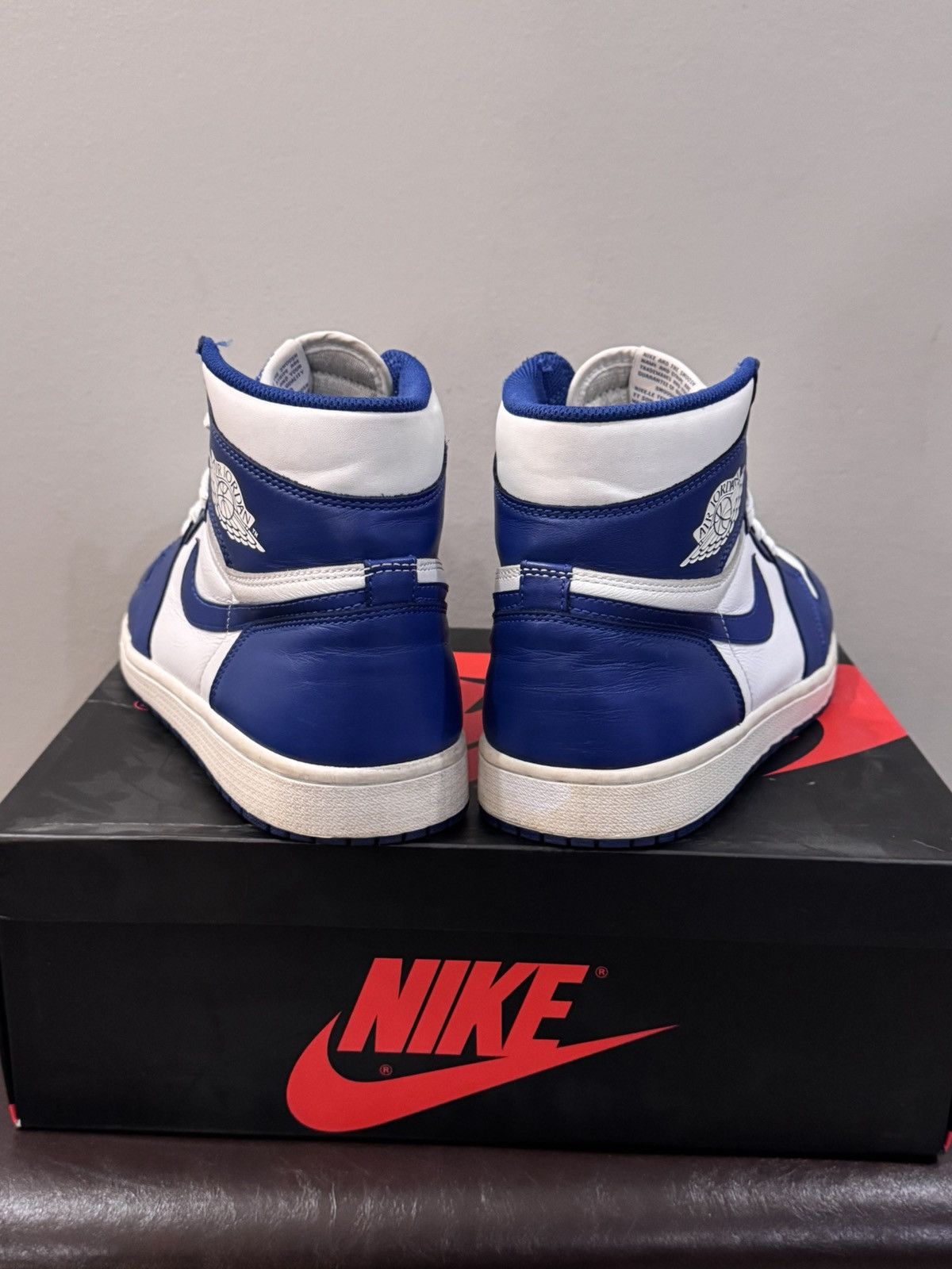 Nike Air Jordan 1 Retro High OG STORM BLUE Size US 10.5 / EU 43-44 - 7 Thumbnail
