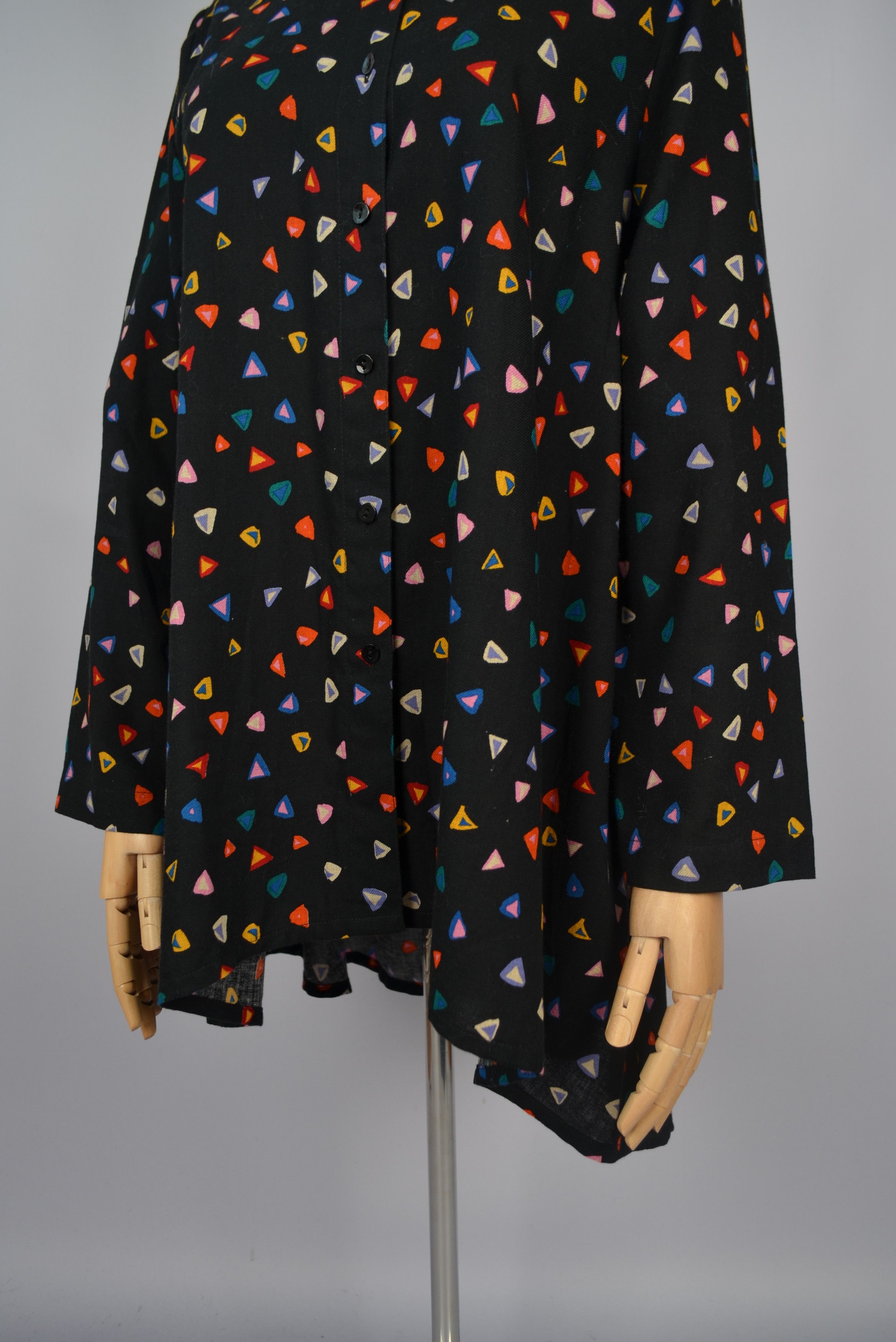 Designer × Sahara Club Sahara Abstract Print Tunic Shirt Size 1/XS Oversize Size XS / US 0-2 / IT 36-38 - 4 Thumbnail