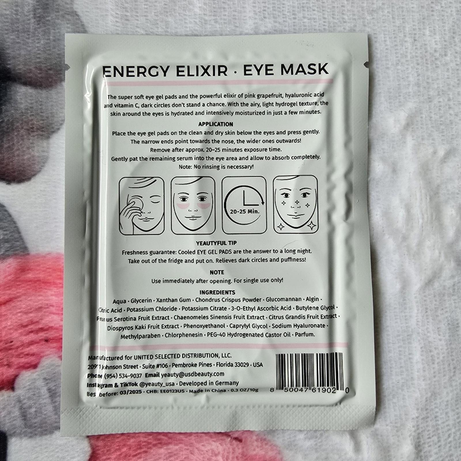 Designer YEAUTY Luxurious Lift Eye Pad Mask 1 set Size ONE SIZE - 3 Thumbnail