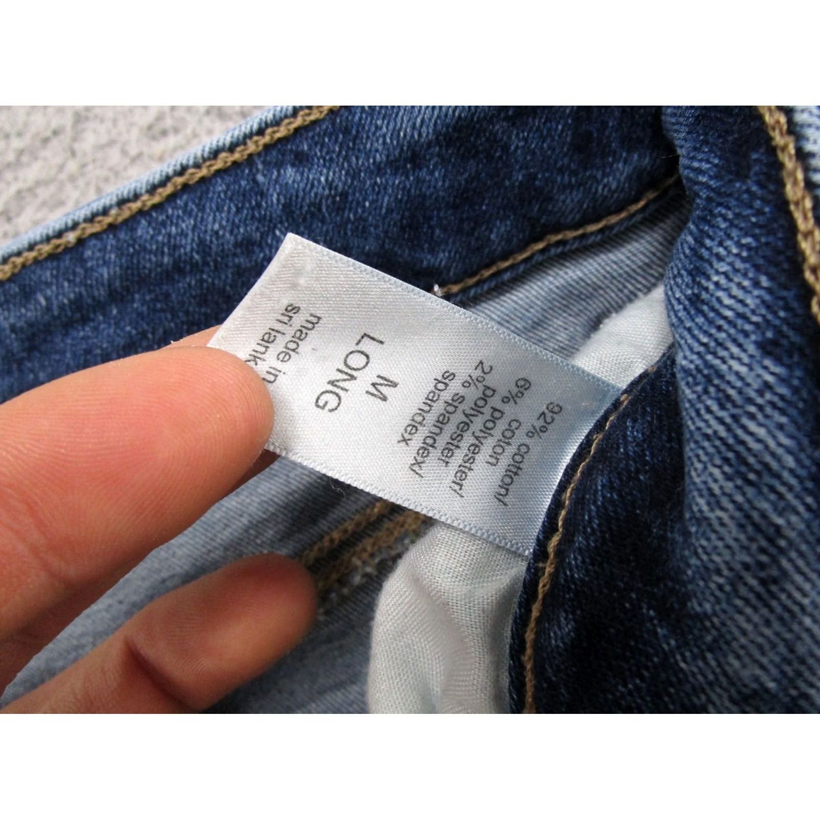 Vintage Maurices Jeans Shirt? No. Revised title: Maurices Jeans Skinny Stretch Distressed Blue Denim Womens M Long Size Regular 5-Pocket Brand Maurices Shirt? Size 32" / US 10 / IT 46 - 5 Thumbnail
