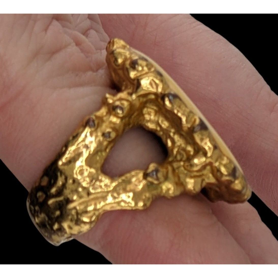 Other Vintage Erica Anenberg Yellow Enamel Statement Ring Size 6 W Size ONE SIZE - 5 Thumbnail