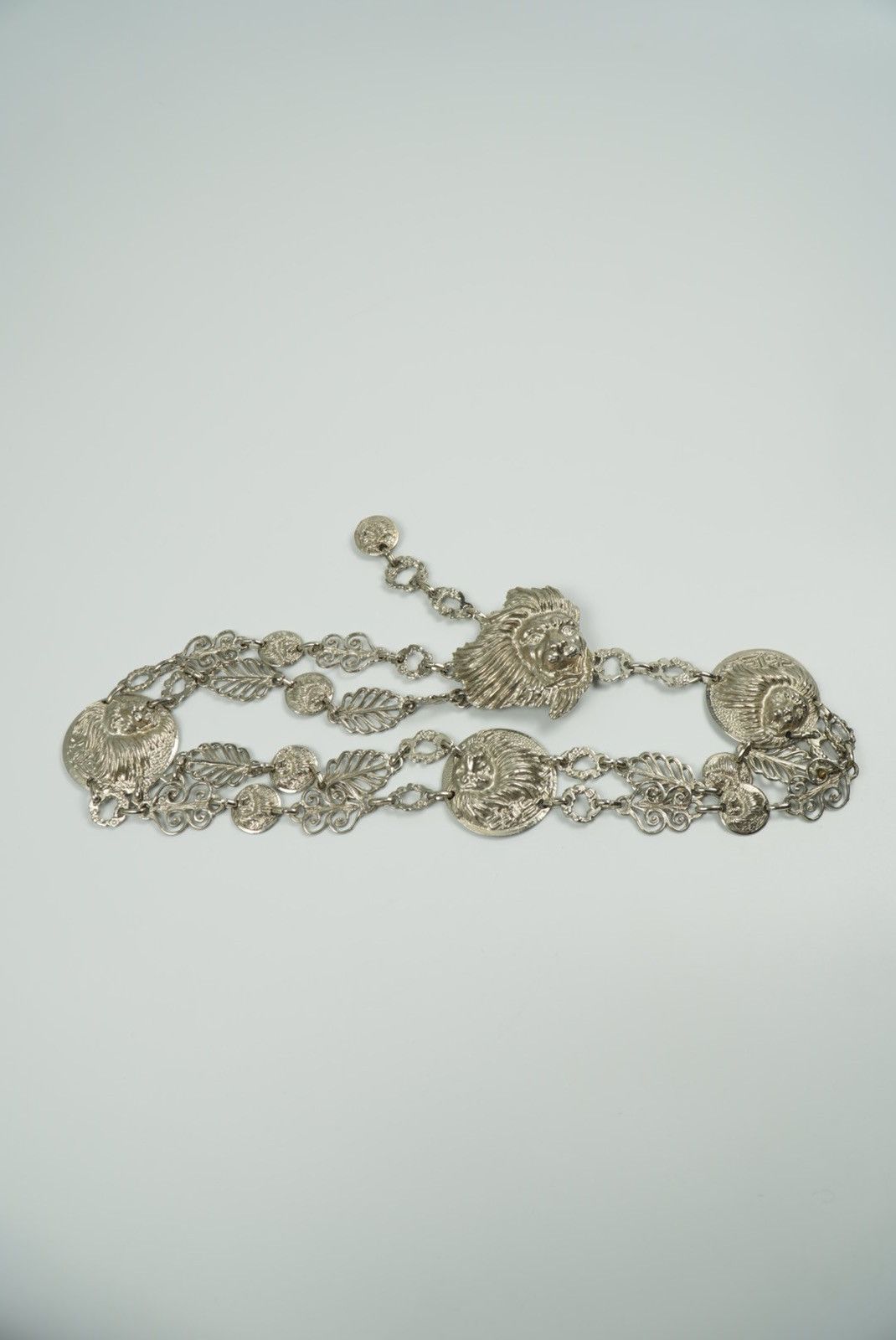 Versace Archive Versus Versace Silver Lion Head Body Jewelry Size ONE SIZE - 2 Thumbnail