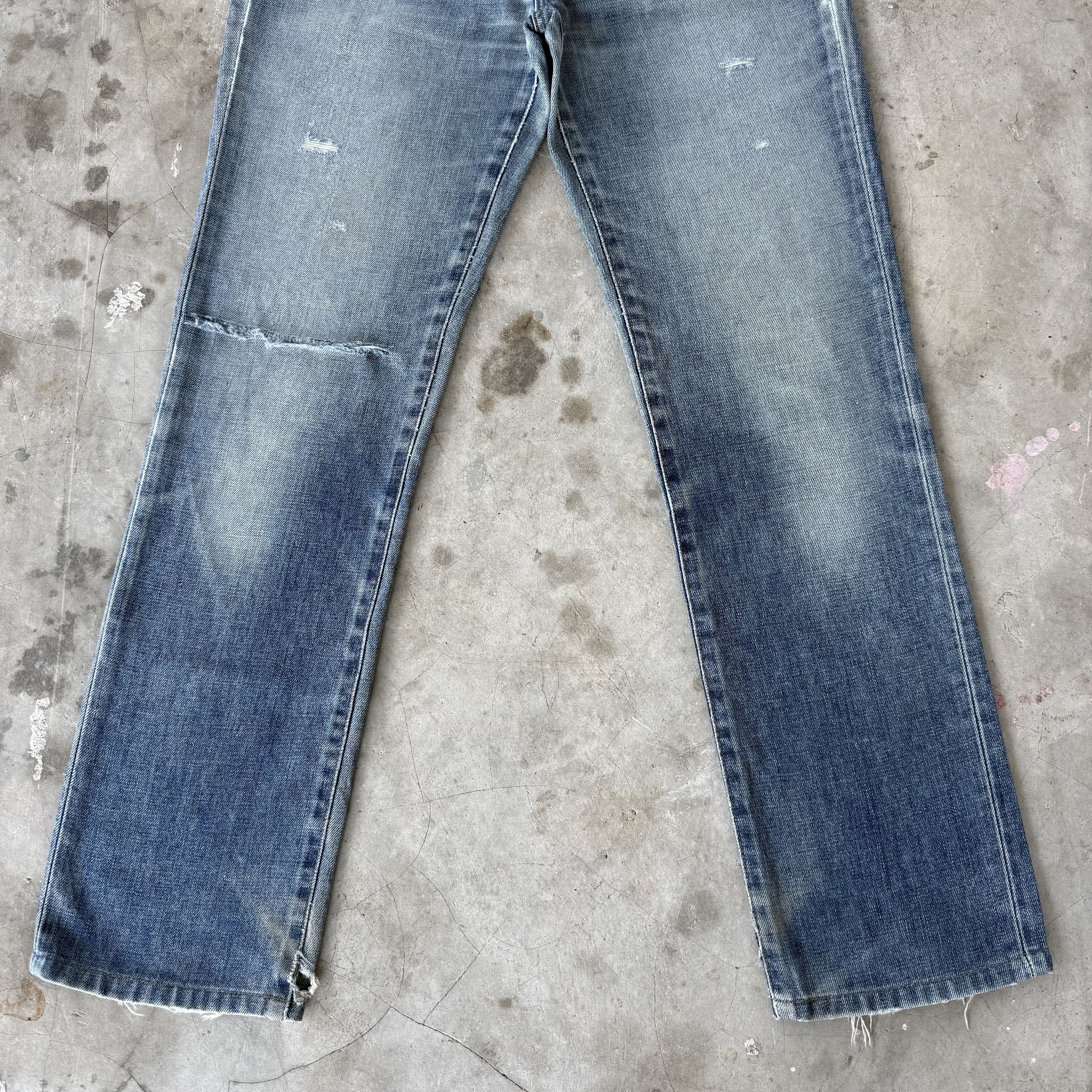Edwin W29x31 Vintage Edwin Something Faded Denim Jean Pants Size US 29 - 3 Thumbnail