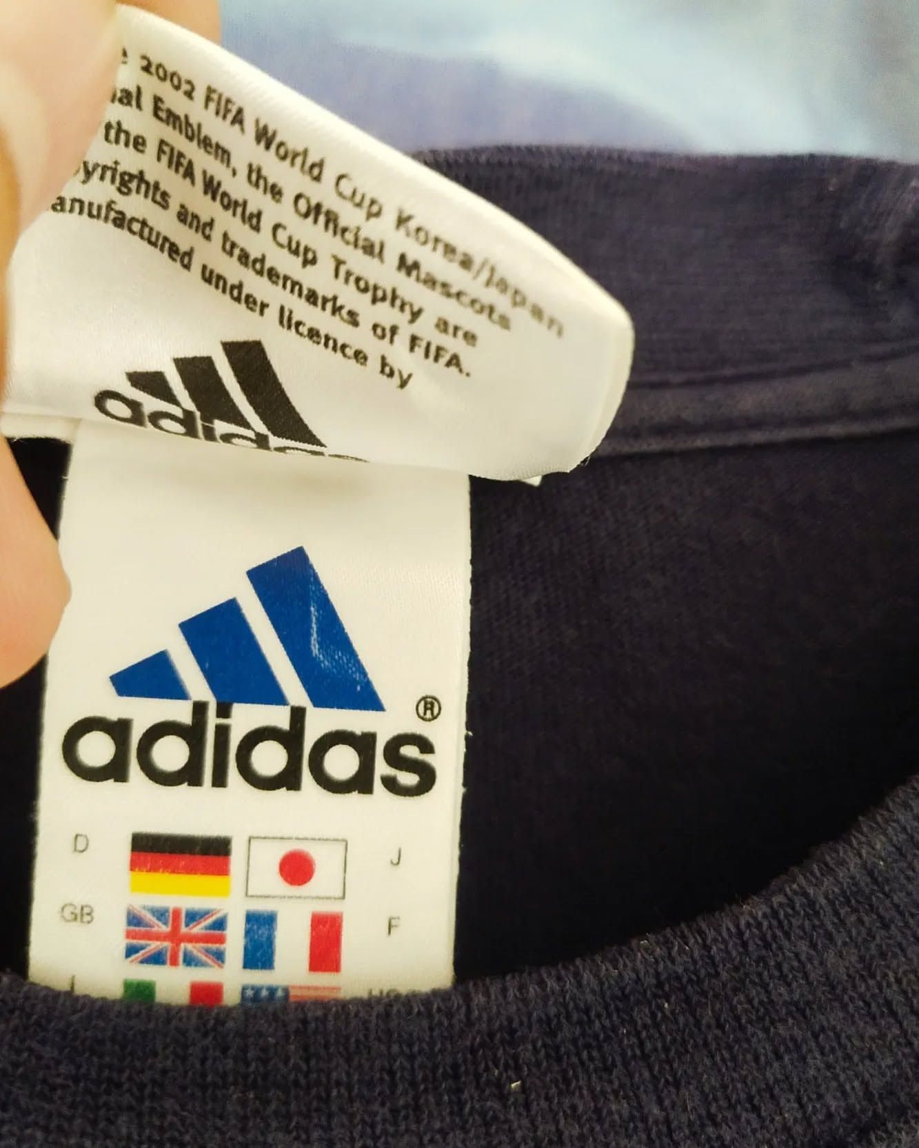 Adidas Vintage FIFA World Cup 2002 Korea Japan x Adidas Tees Size US L / EU 52-54 / 3 - 4 Thumbnail
