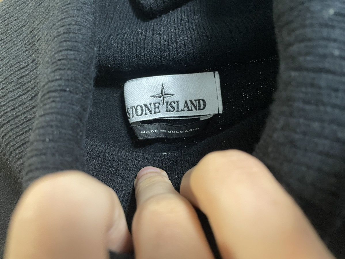 Stone Island Stone Island Boiled-Wool Turtleneck Size US L / EU 52-54 / 3 - 3 Thumbnail