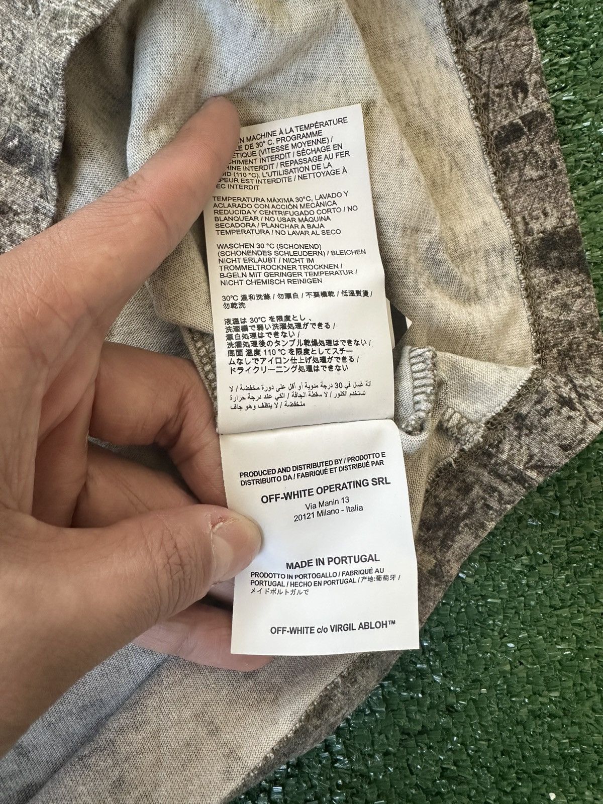 Off-White Off White Camouflage SS19 Logo Arrows Tee Size Medium Used Size US M / EU 48-50 / 2 - 7 Thumbnail