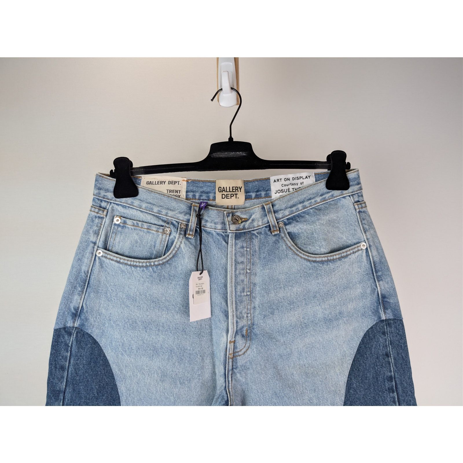 Gallery Dept. o1rshd1 Size: 34W x 32L / La Flare Denim Jeans Indigo Blue Size US 34 / EU 50 - 3 Thumbnail