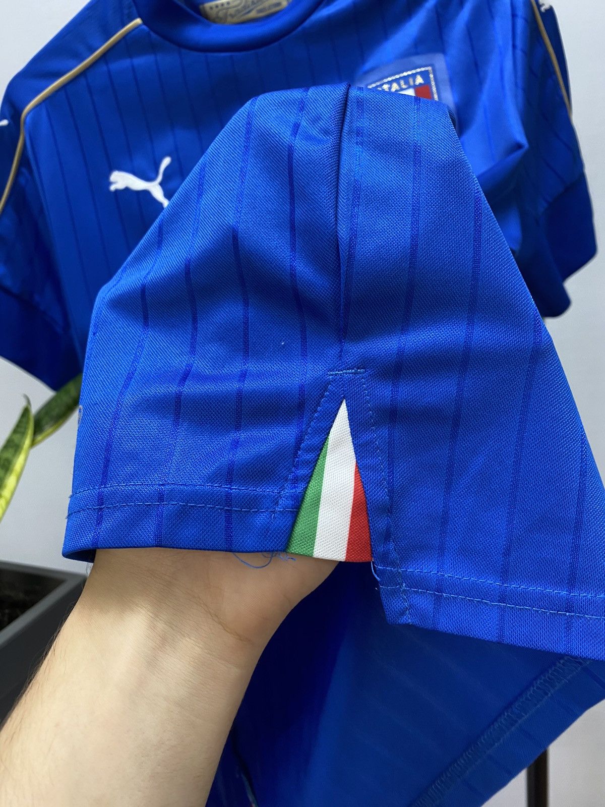 Puma Puma Italy 2016 Home Kit Soccer Jersey Football Shirt Size US M / EU 48-50 / 2 - 10 Thumbnail