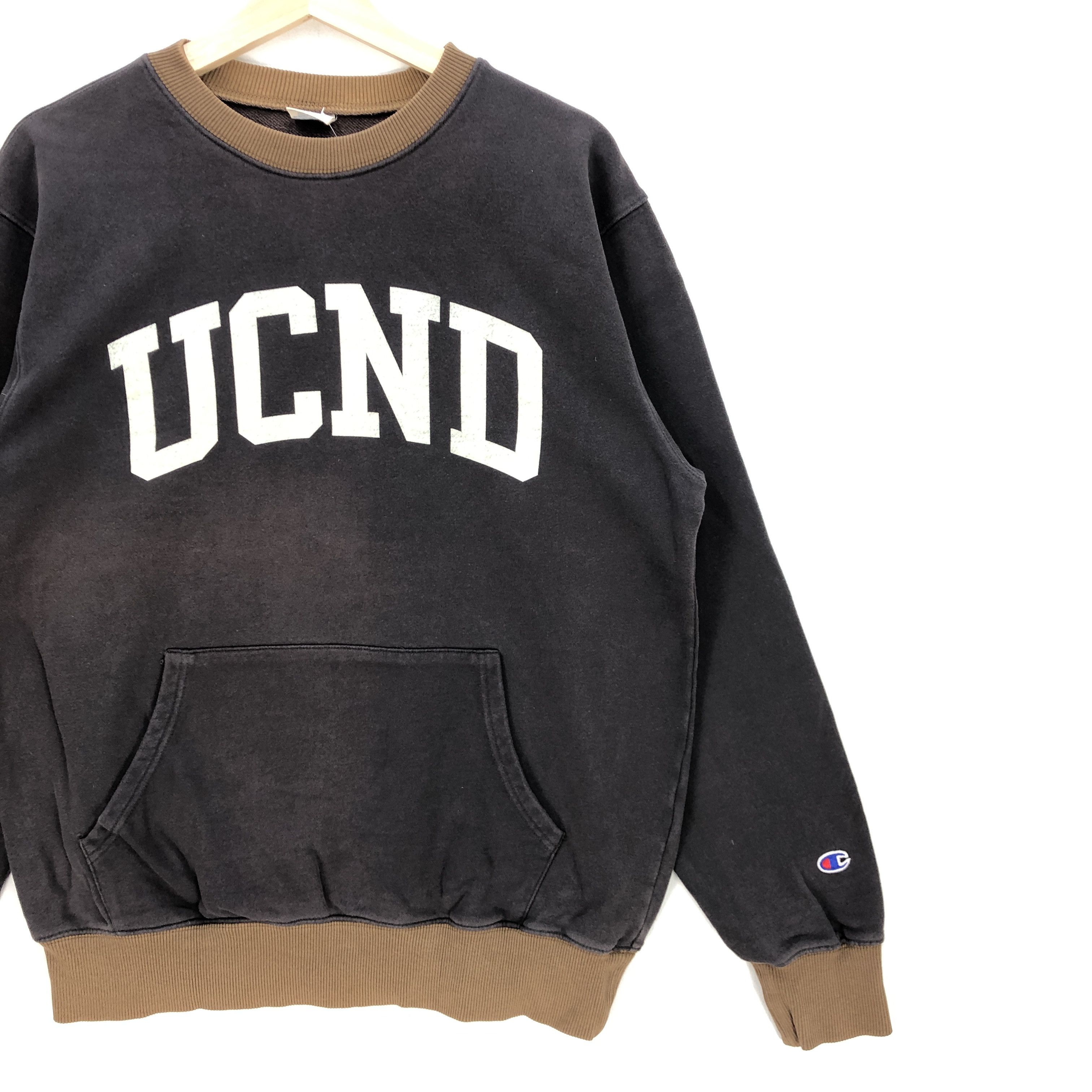 Champion × Vintage Vintage Champion Sweater Champion UCND Sweatshirt Jumper Size US L / EU 52-54 / 3 - 3 Thumbnail