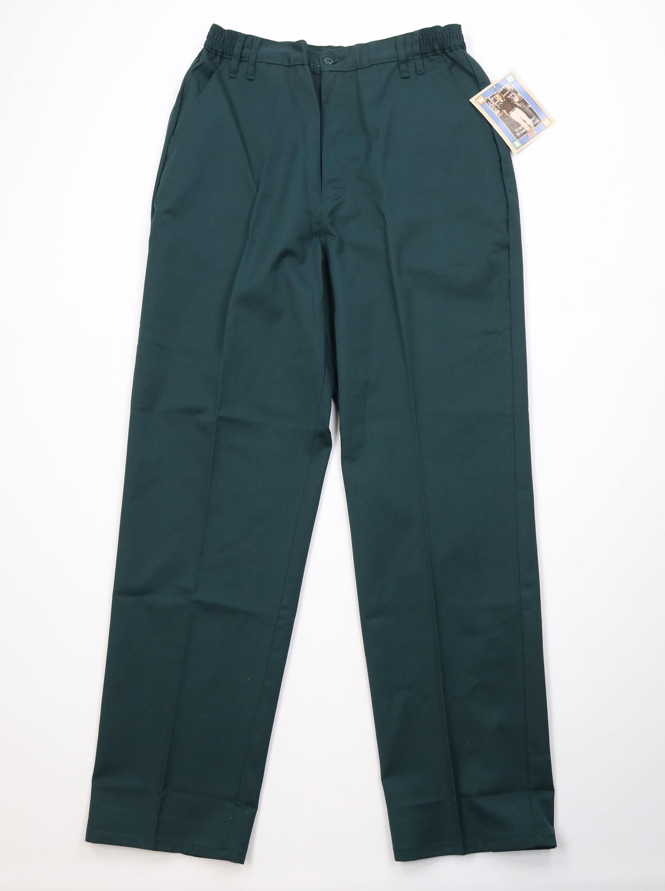 Dickies Deadstock Vintage 90s Dickies Workwear Chino Pants Green USA Size 36" / US 14 / IT 50 - 1 Thumbnail