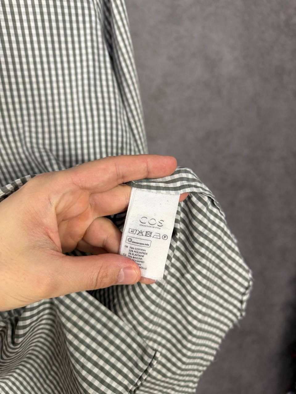 Cos Cos designer checkered shirt Size US S / EU 44-46 / 1 - 4 Thumbnail