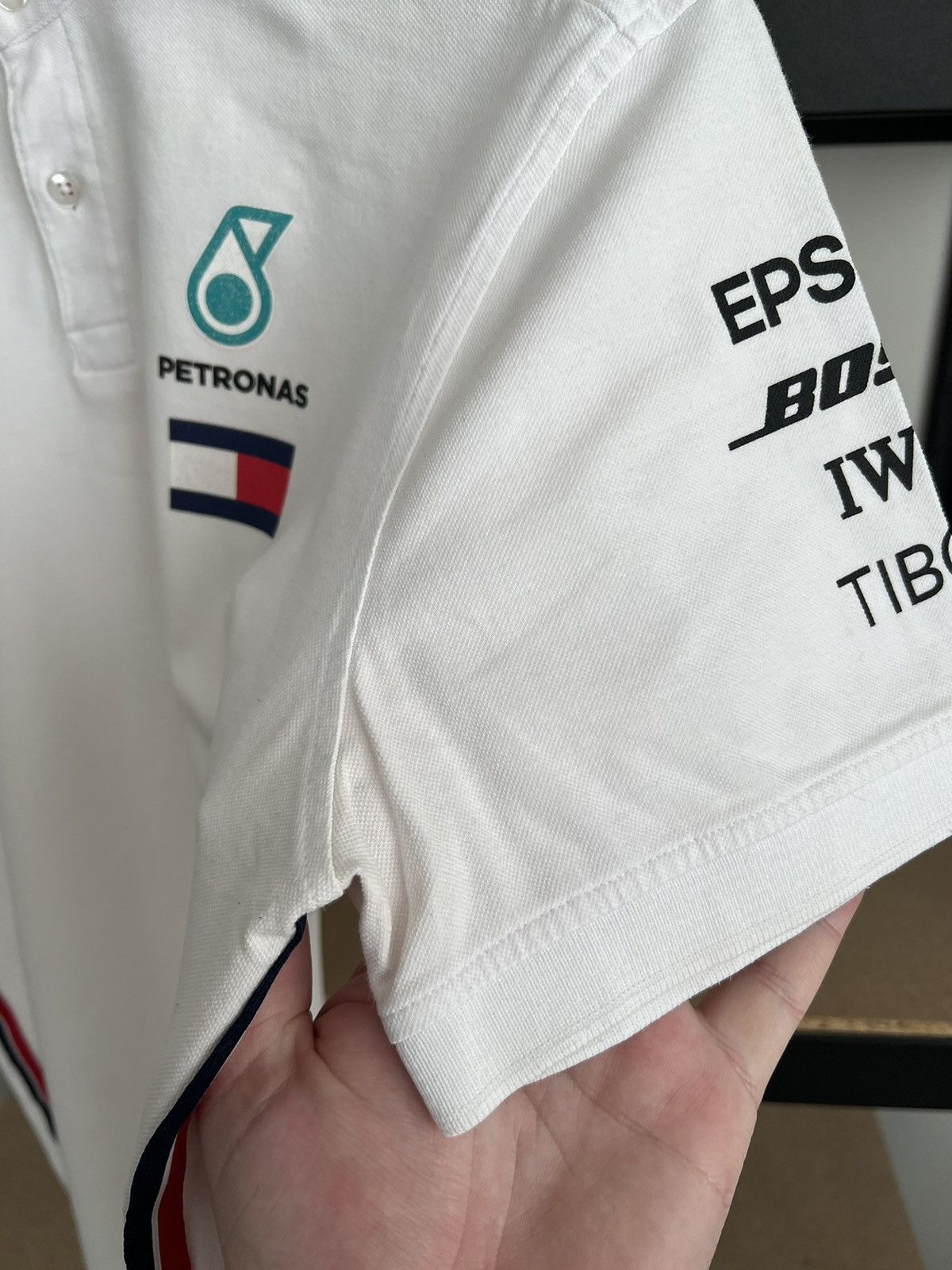 Mercedes-Benz Mercedes Benz AMG Tommy Hilfiger F1 Formula 1 Polo T-shirt Size US L / EU 52-54 / 3 - 11 Thumbnail