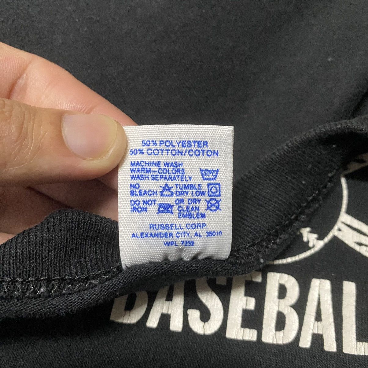 Russell Athletic × Vintage Carolina Panthers Russell Athletic Baseball T Shirt Size US XL / EU 56 / 4 - 4 Thumbnail