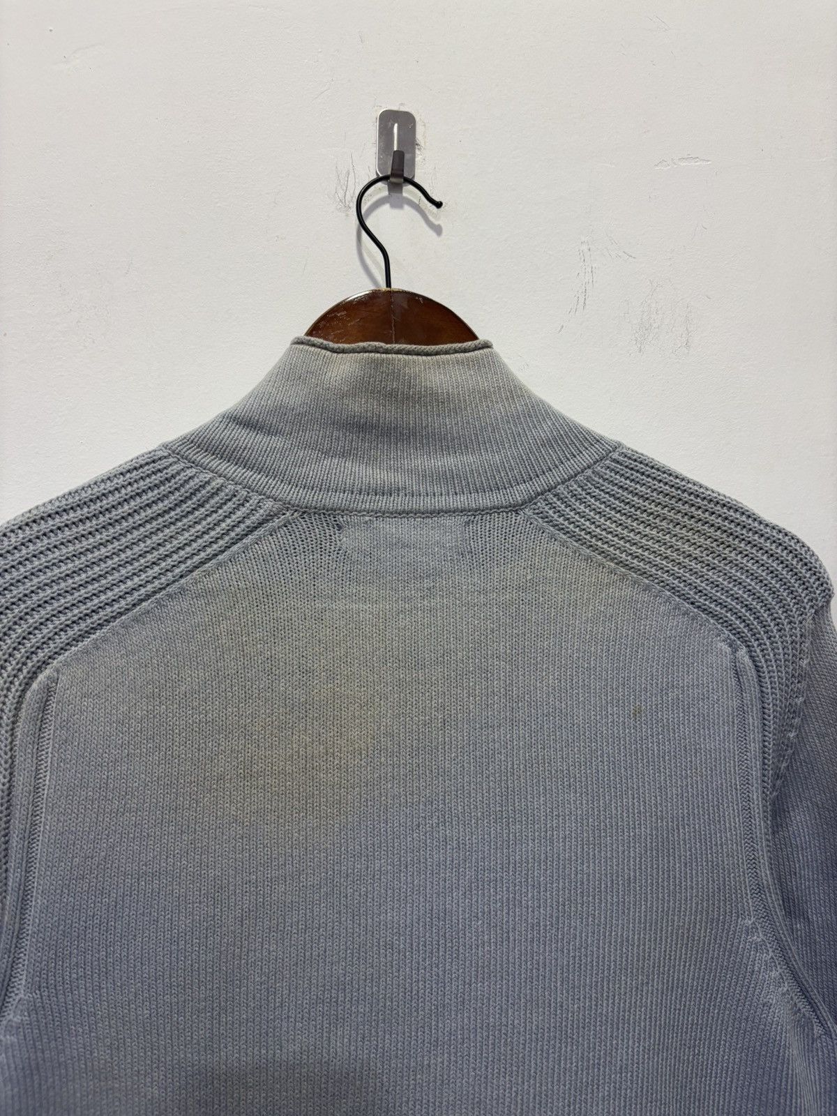 Stone Island Stone Island Full Zip Linen Knitted Sweater Size US L / EU 52-54 / 3 - 5 Thumbnail