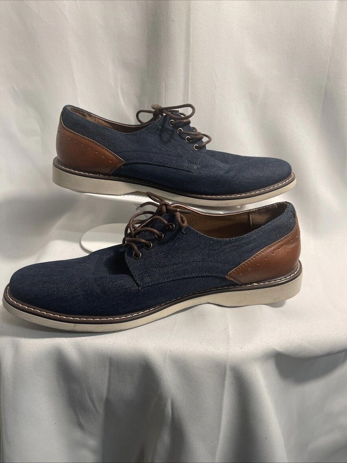 J Ferrar Men's Size 12MUS - JF J.FERRAR Morton Oxford Shoes Size US 12 / EU 45 - 1 Thumbnail