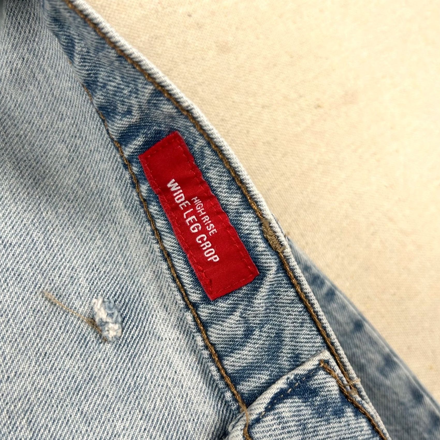 Lucky Brand Lucky Brand Jeans Womens 10/30 High Rise Wide-Leg Crop Denim Blue 26 In Inseam 31 In Waist Relox Relaxed Regular Size 10 Pants Mens Womens Girls Size 32" / US 10 / IT 46 - 5 Thumbnail