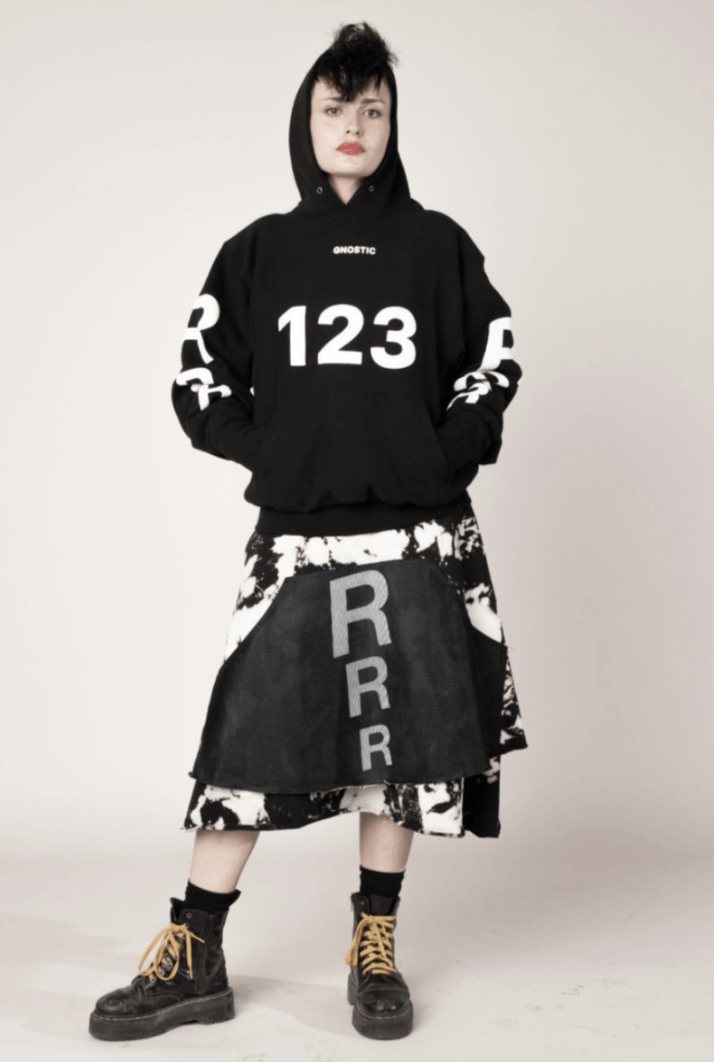 RRR-123 Rivington roi Rebis Dyed Layered Skirt Size US 34 / EU 50 - 2 Thumbnail