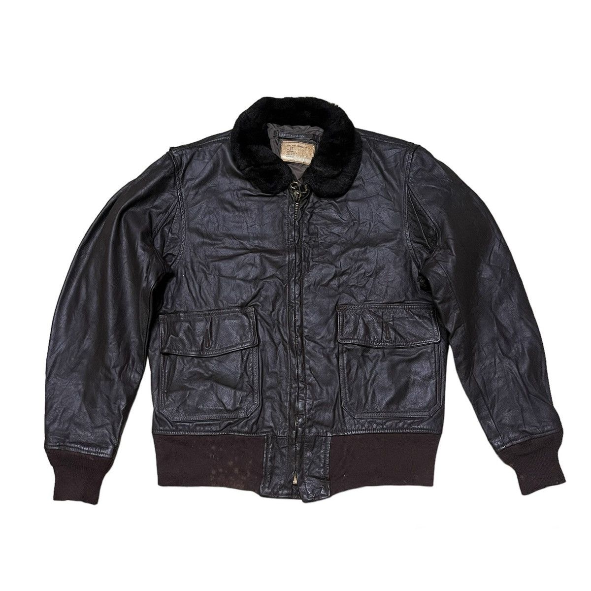 1980s vintage leather jacket G-1 フライト 【公式通販】