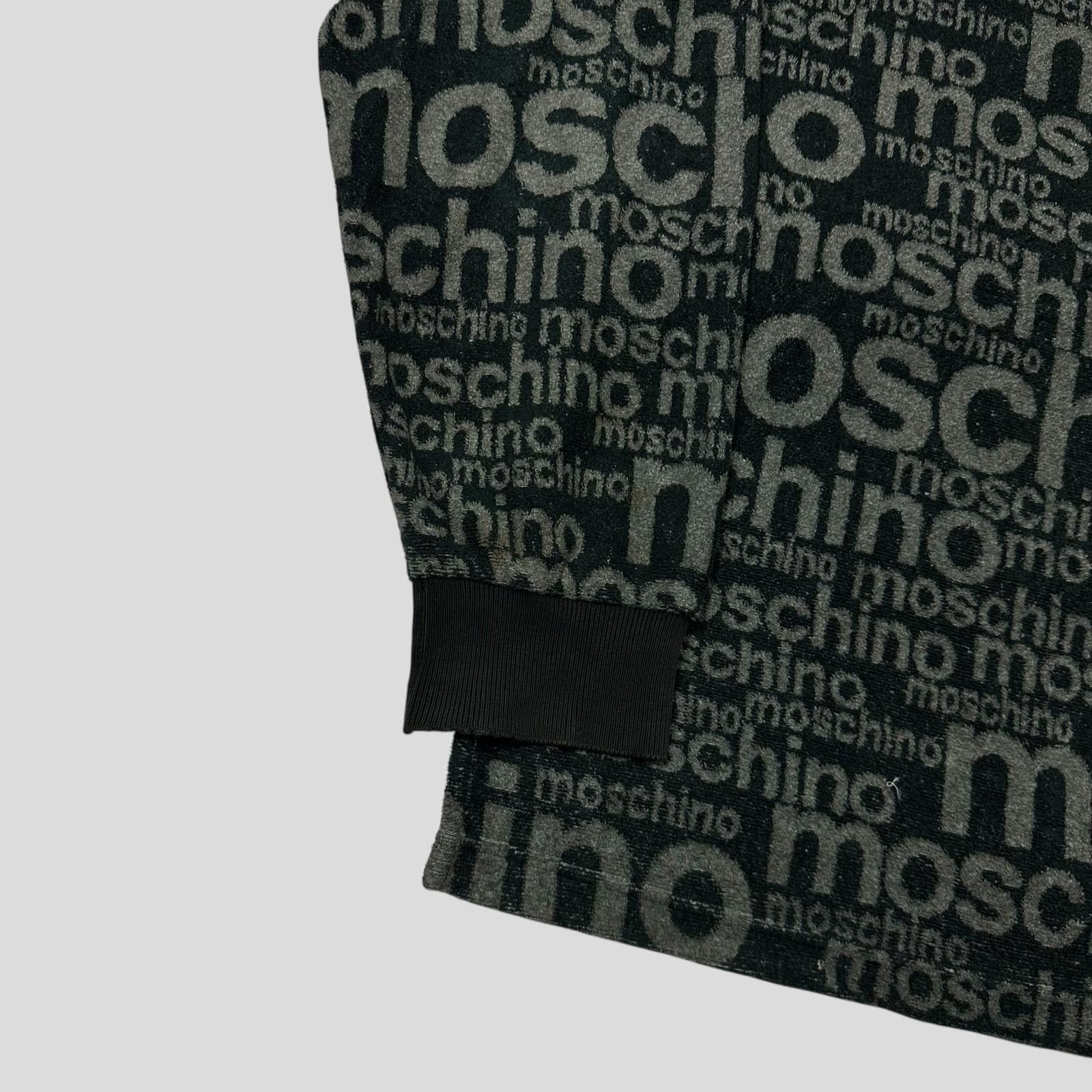 Moschino Moschino 1998 Spellout Logo Teddy Cotton Fleece Jumper L/XL Size US XL / EU 56 / 4 - 3 Thumbnail