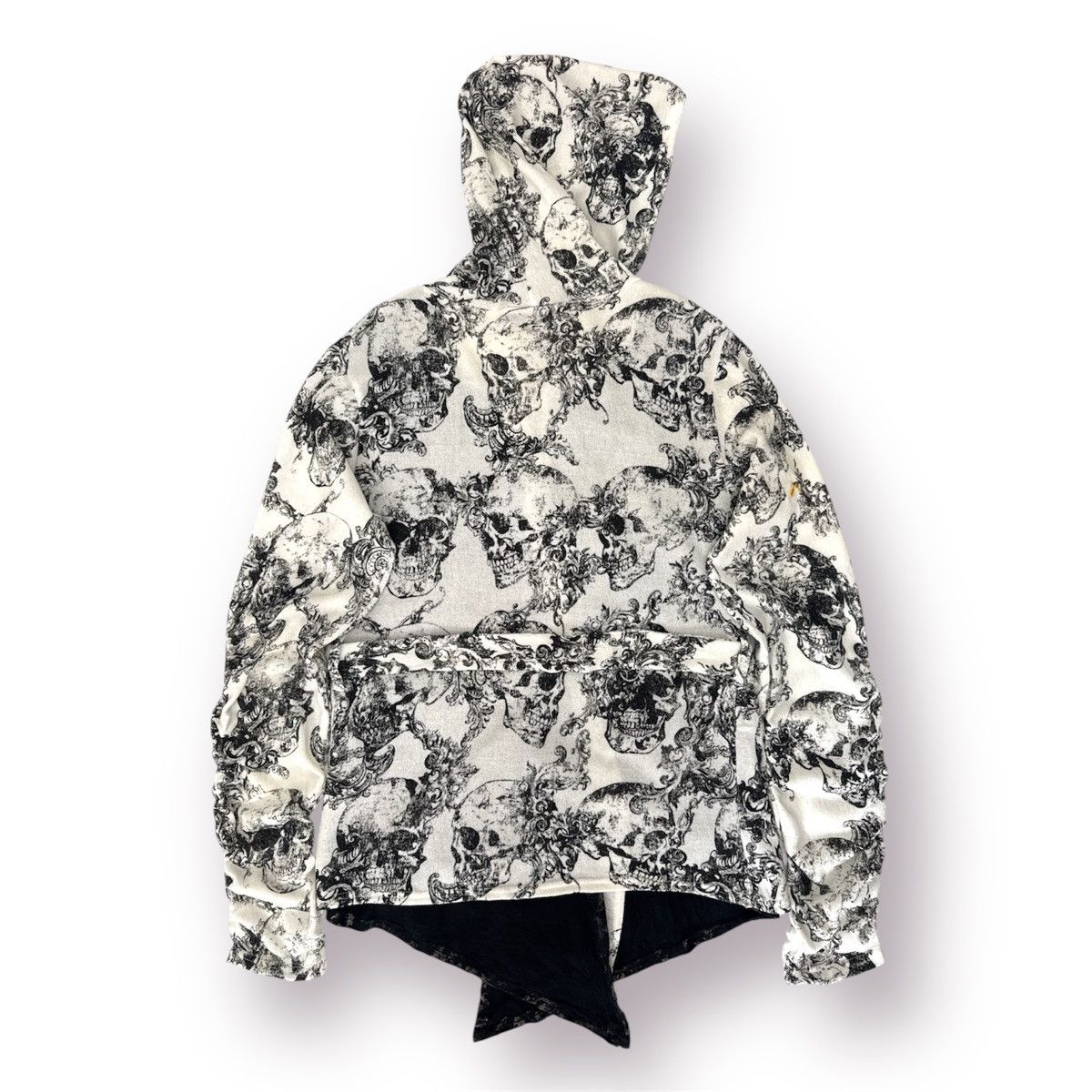 14th Addiction Bernings Sho Skull Hood Wrap Robe Jacket Jpn A/Garde Gothic Size US S / EU 44-46 / 1 - 16 Thumbnail