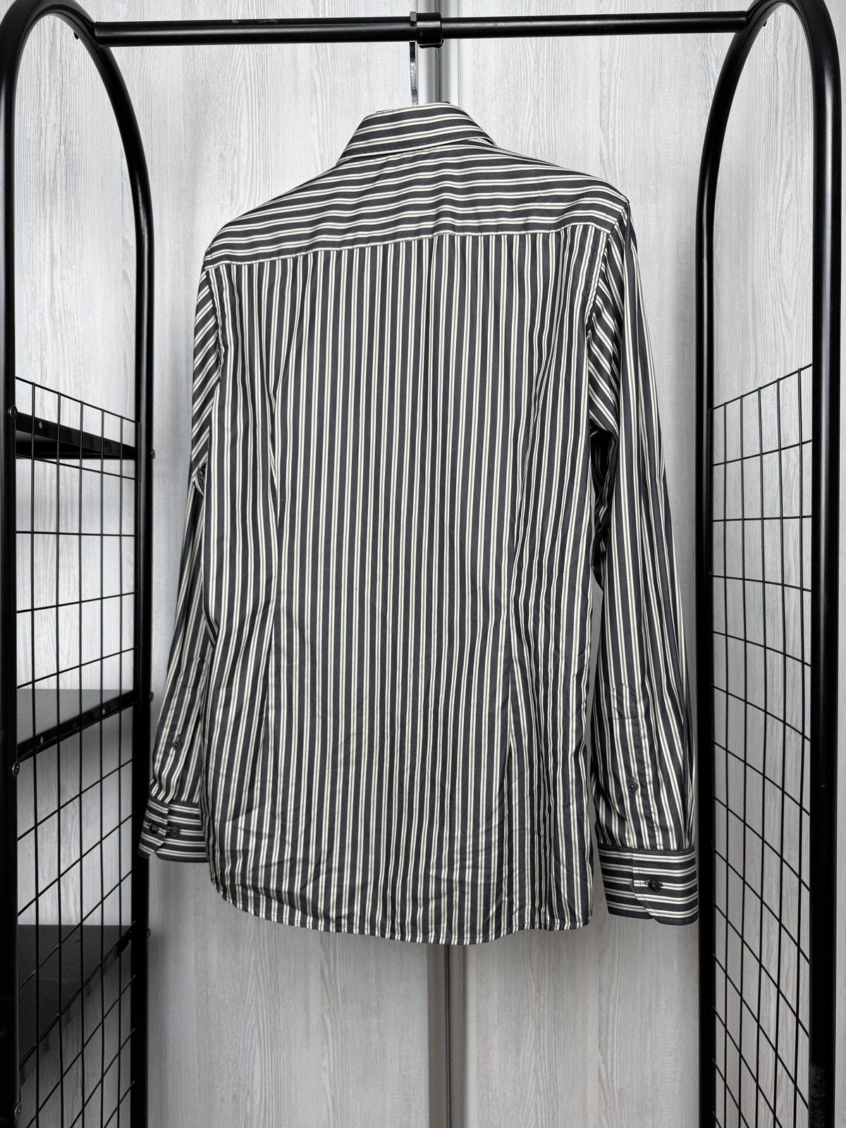 Eton ETON Ganghster 1928 Contemporary Fit pinstripe shirt 16.5 Size US L / EU 52-54 / 3 - 7 Thumbnail
