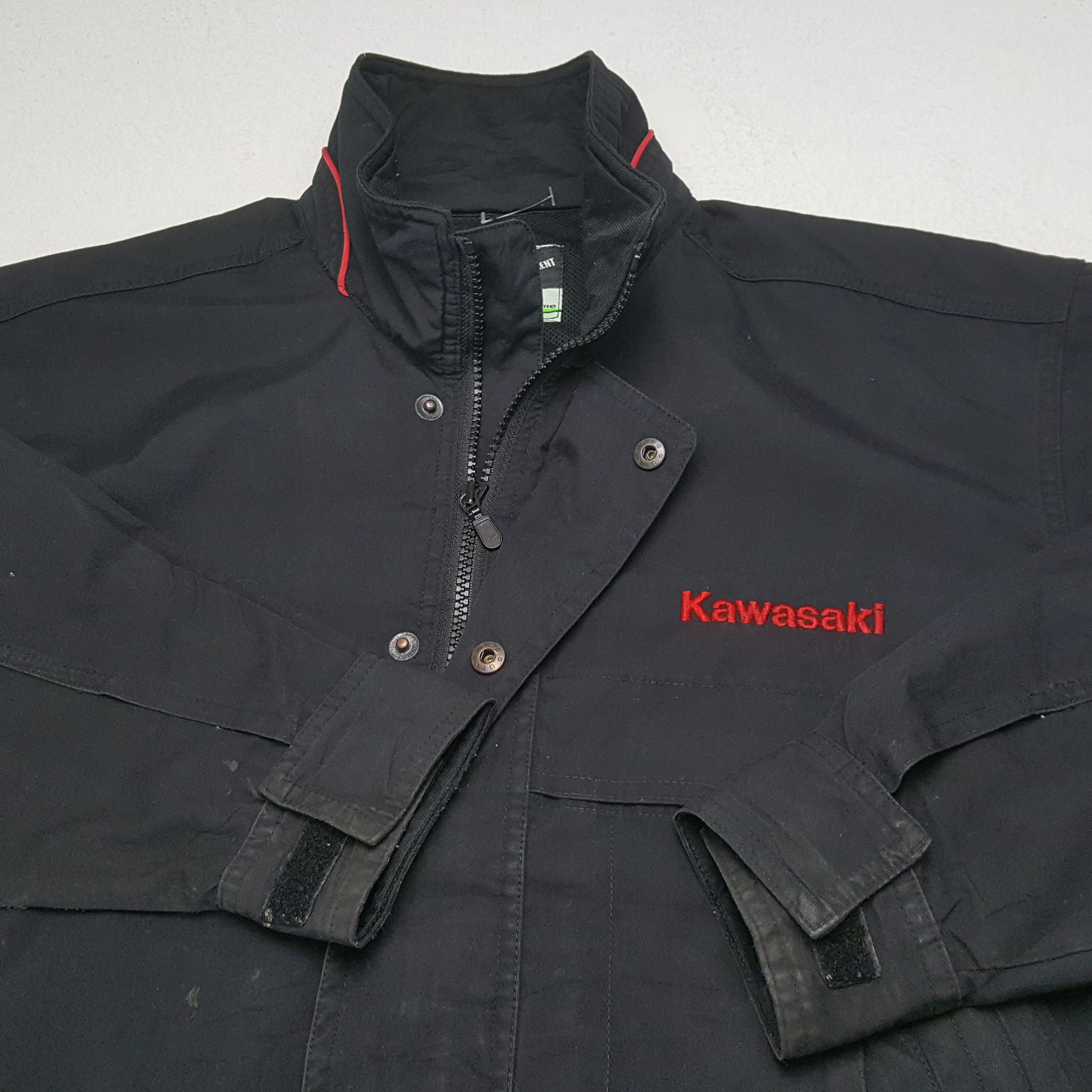 Japanese Brand × Vintage Kawasaki Japanese Motorcycle Brand Jacket c282n30 Size US L / EU 52-54 / 3 - 8 Thumbnail