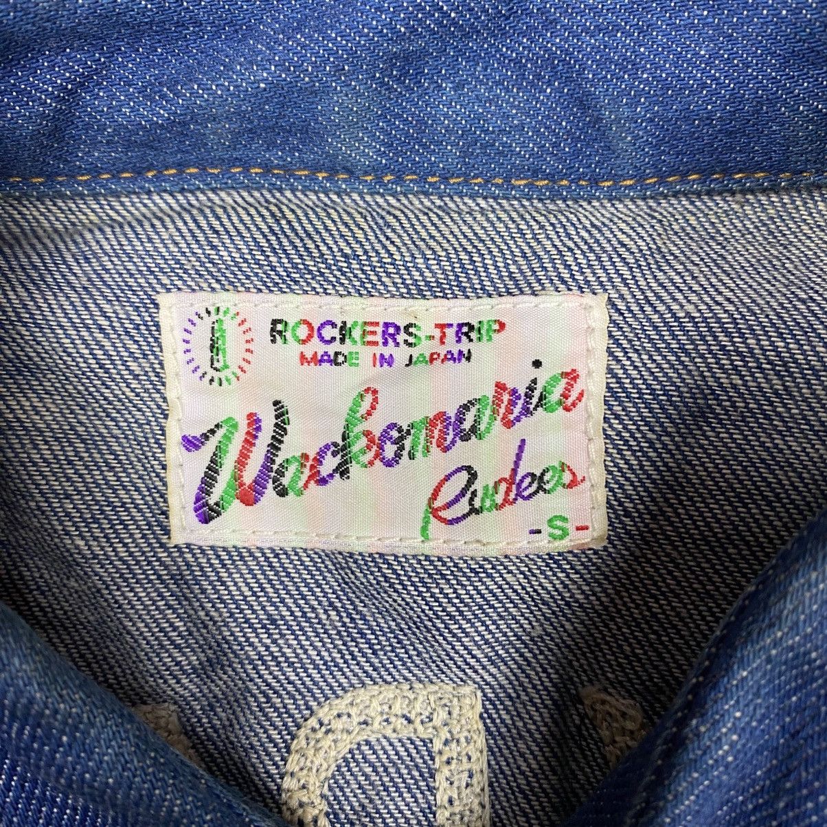 Japanese Brand × Wacko Maria Wacko Maria Guilty Parties Western Denim Button Up Shirts Size US S / EU 44-46 / 1 - 8 Thumbnail
