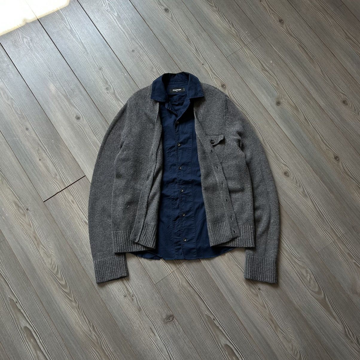 Dsquared2 Dsquared Knit Cardigan & Shirt Sweater Size US M / EU 48-50 / 2 - 8 Thumbnail