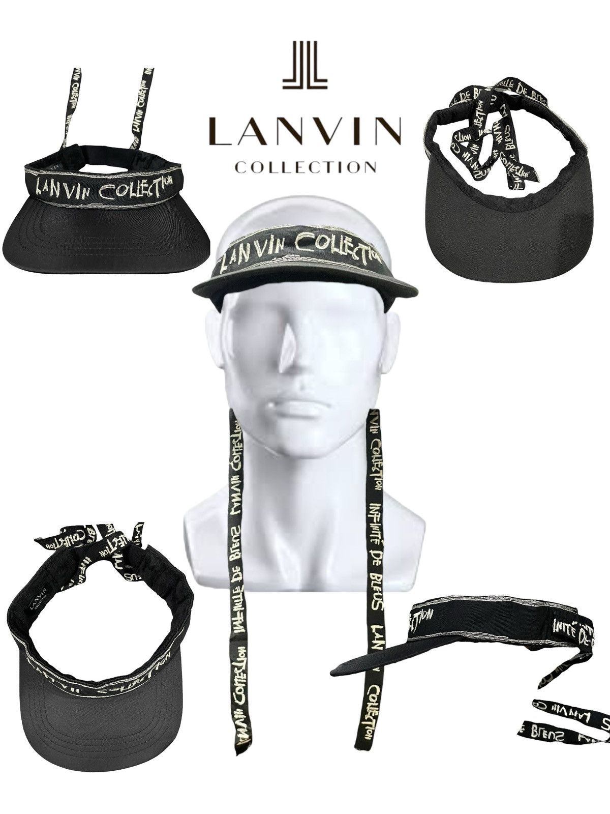 Lanvin LANVIN Infinite De Bleus Cap Size ONE SIZE - 20 Thumbnail